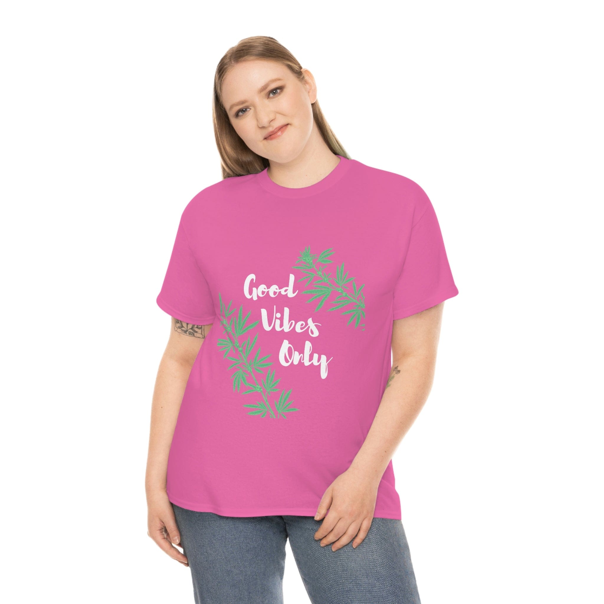 Good Vibes Only Leaf T-Shirt