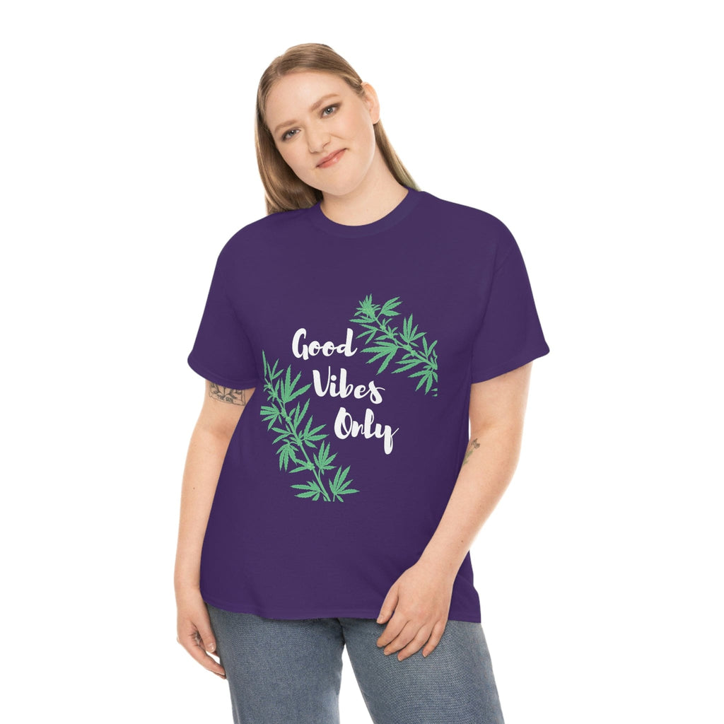 Good Vibes Only Leaf T-Shirt