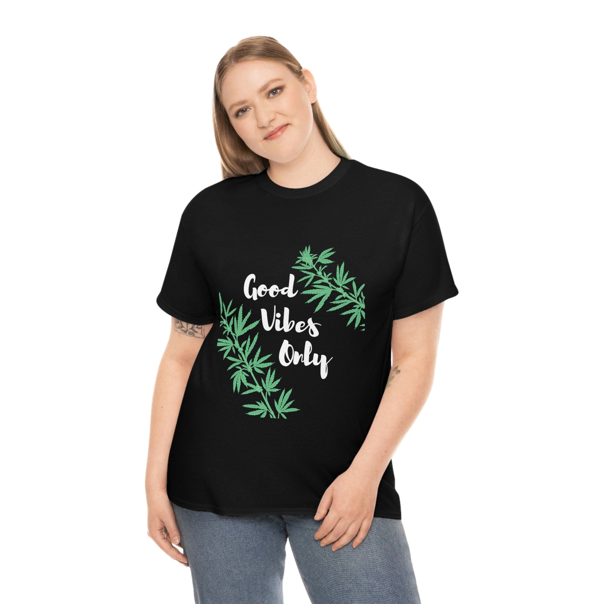 Good Vibes Only Leaf T-Shirt