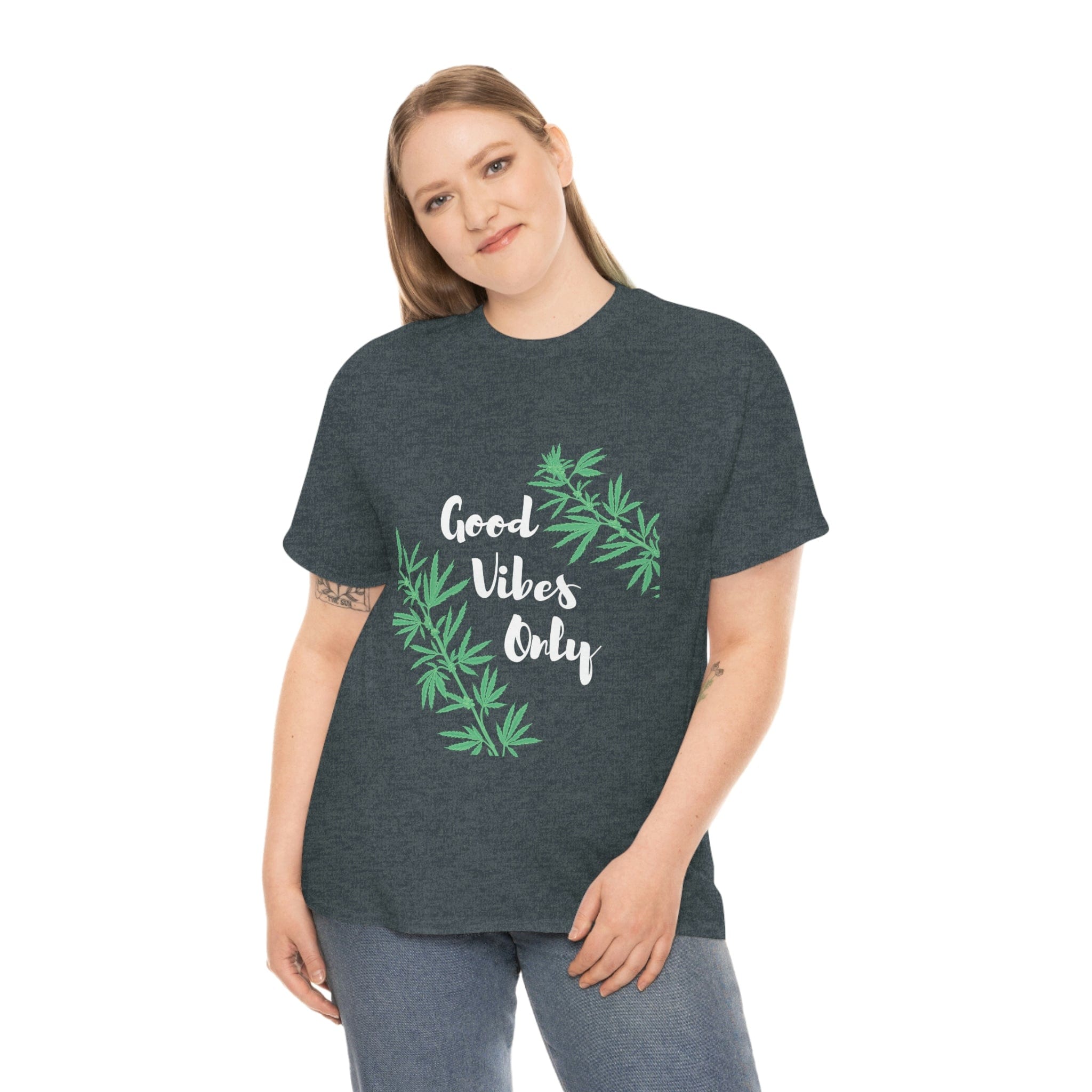 Good Vibes Only Leaf T-Shirt