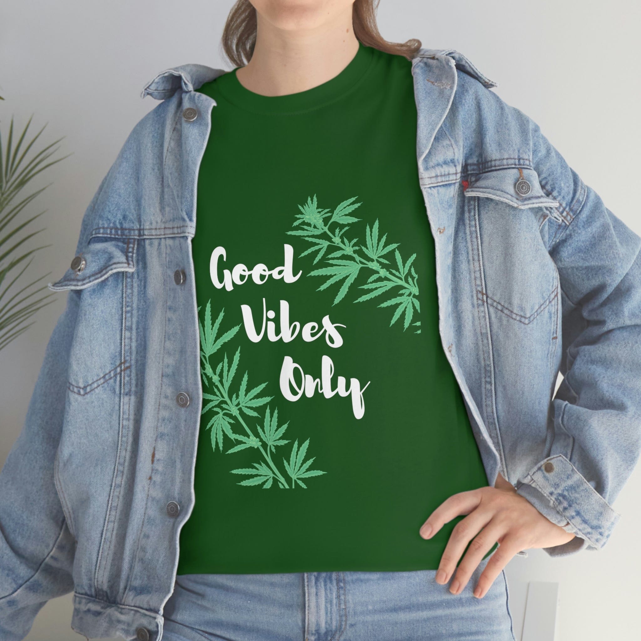 Good Vibes Only Leaf T-Shirt