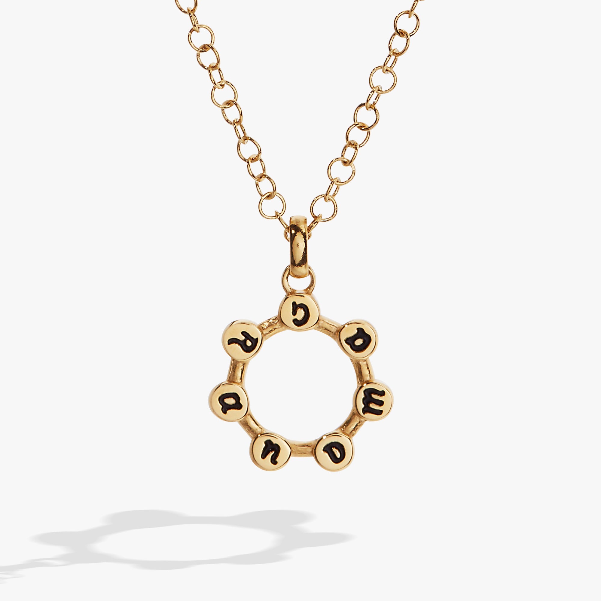 Grandma Hidden Message Acrostic Necklace