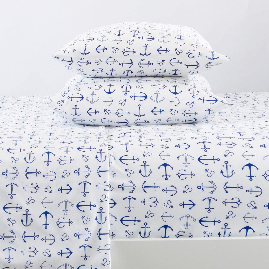 4-Piece Coastal Microfiber Sheet - Newport Collection