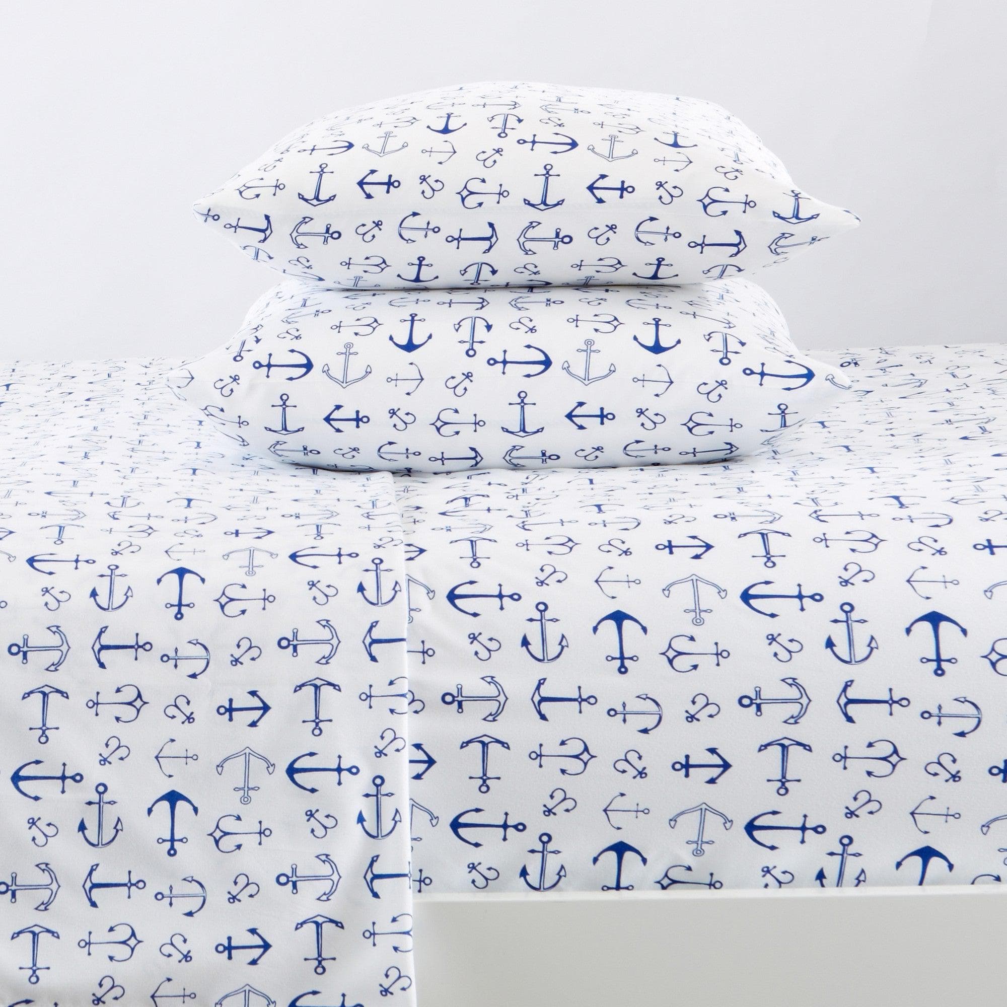 4-Piece Coastal Microfiber Sheet - Newport Collection
