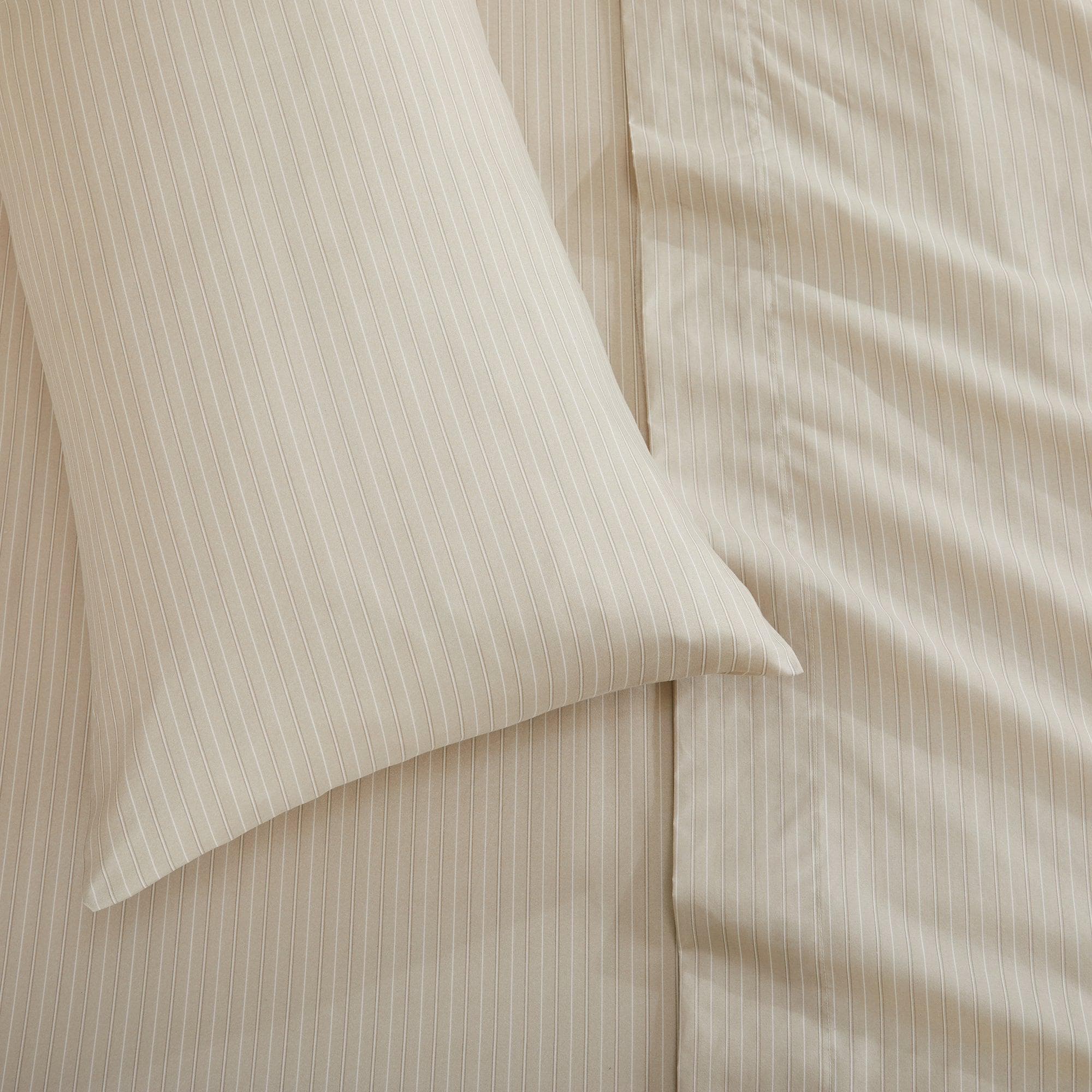 Microfiber Stripe Sheet Set - Adeline Collection