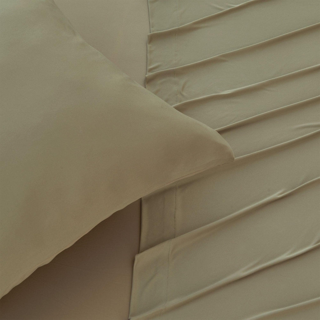 4-Piece Interlock Microfiber Sheet Set - Mackenna Collection