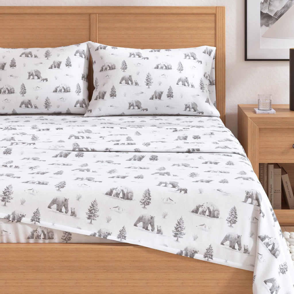 4-Piece Turkish Cotton Flannel Sheet - Lakeview Collection