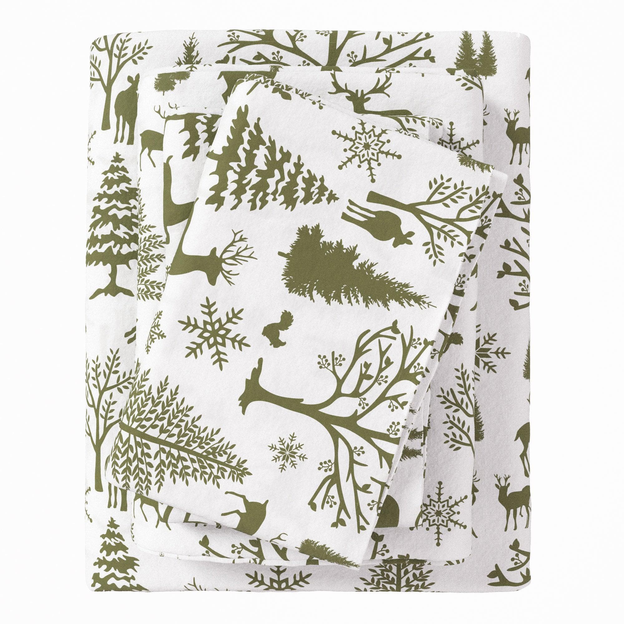 4-Piece Turkish Cotton Flannel Sheet - Lakeview Collection