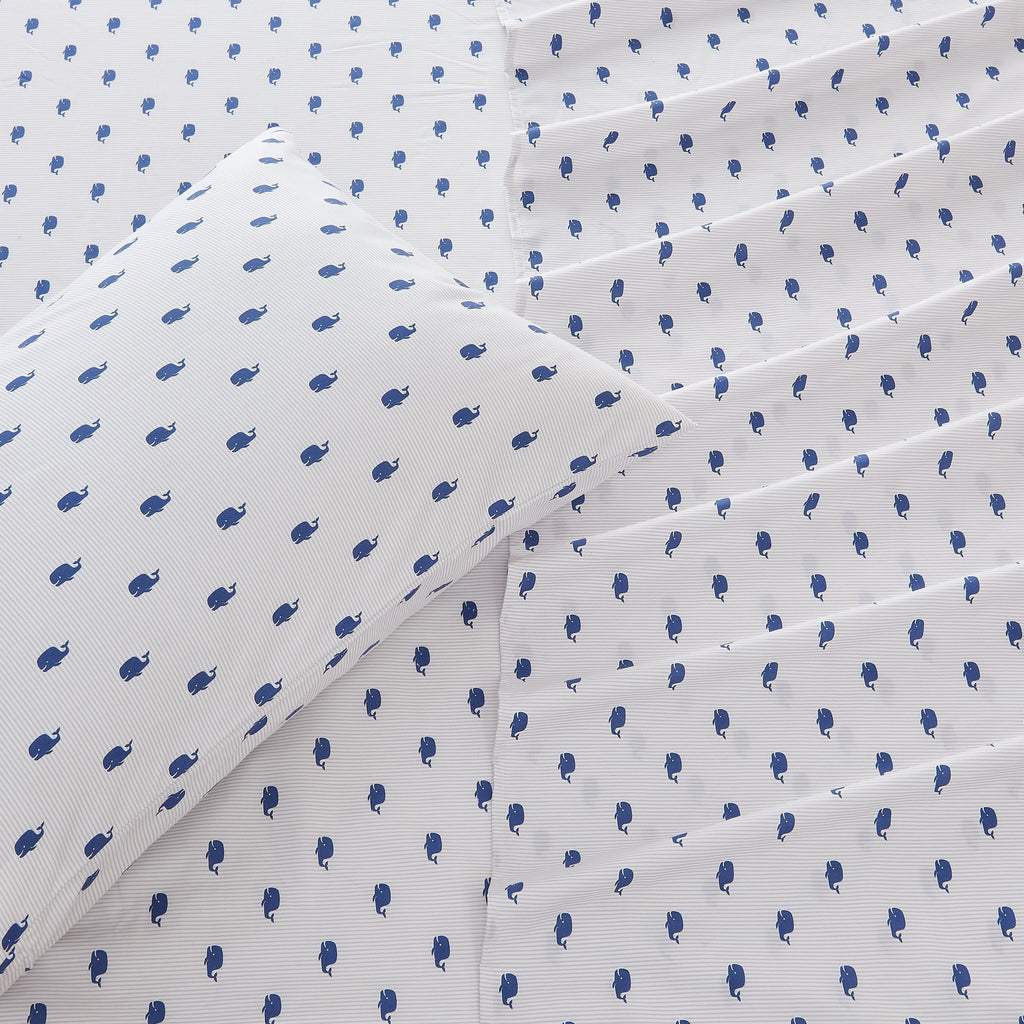 4-Piece Coastal Microfiber Sheet Set - Nantucket Collection