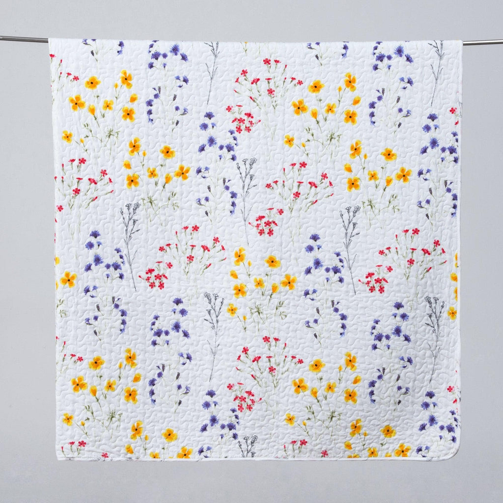 Colorful Floral 3 Piece Quilt Set - Marianne Collection