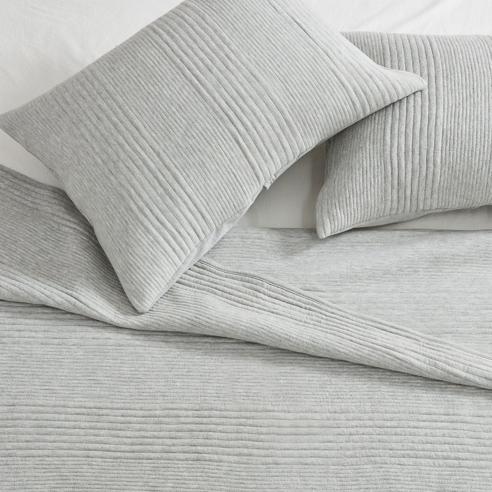 3 Piece Jersey Knit Quilt Set - Natalie Collection