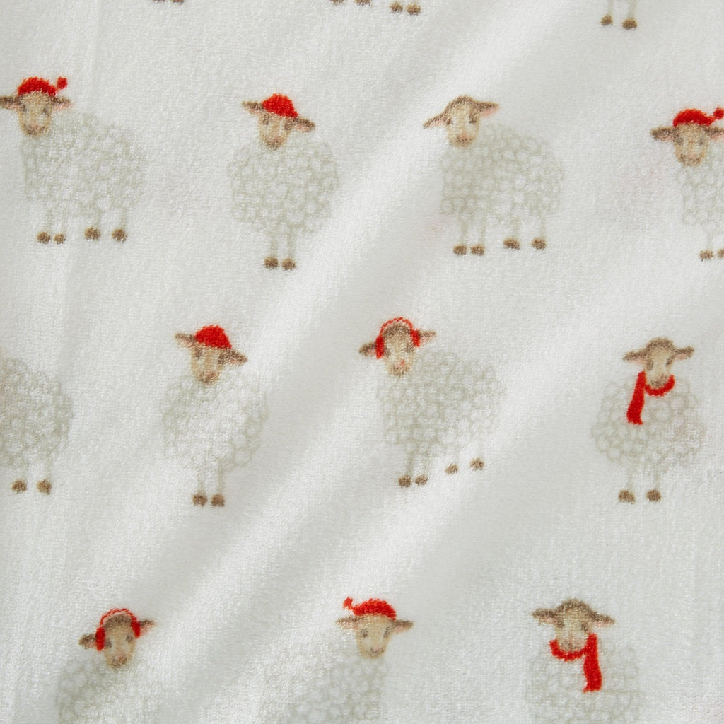 4-Piece Printed Plush Sheet - Velvet Luxe Collection