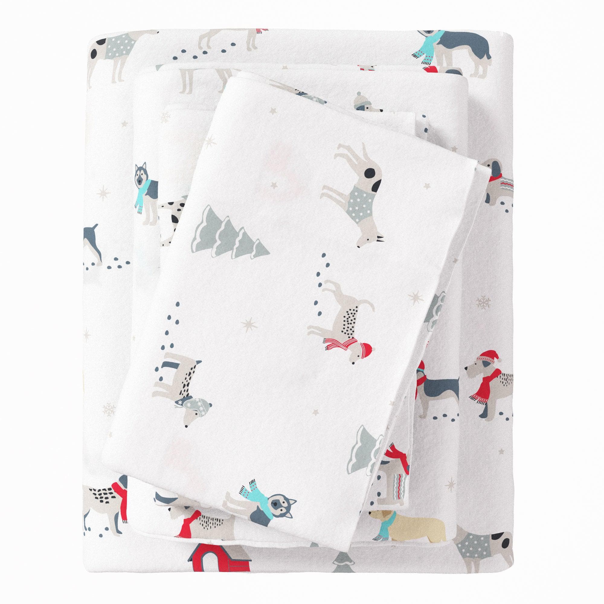 4-Piece Turkish Cotton Flannel Sheet - Whittaker Collection