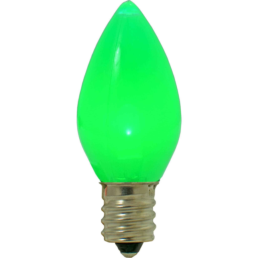 Green Solid LED Light Bulbs