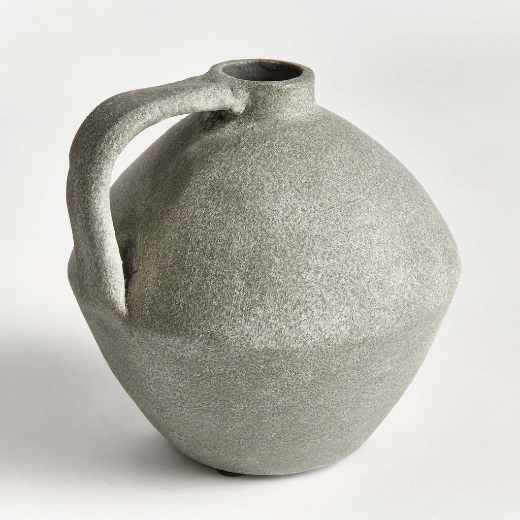 Mediterranean Terracotta Amphora Style Decorative Vase