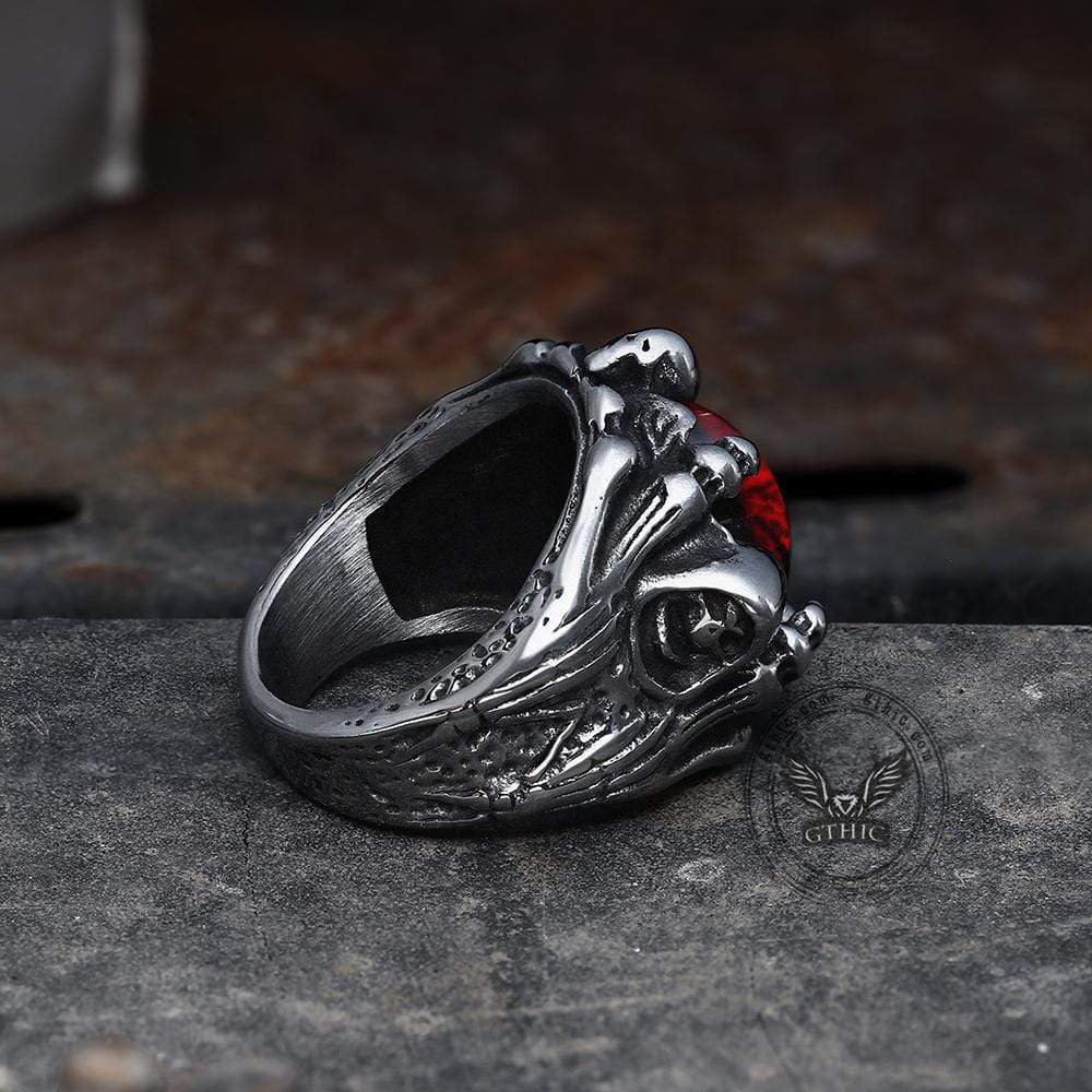Eye Of Sauron Stainless Steel Ring