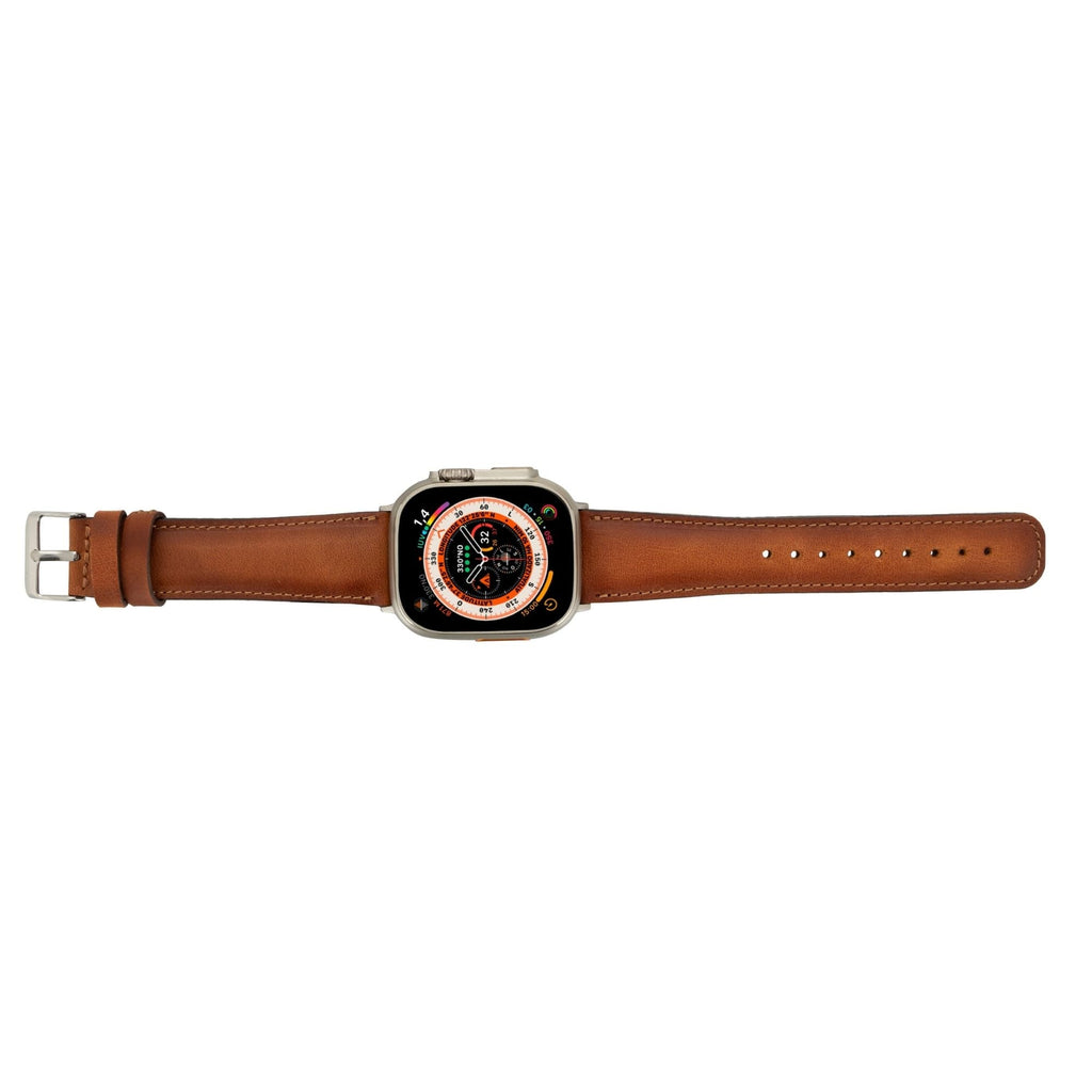 Guernsey Leather Bands for Apple Watch 9, Ultra 2 & SE