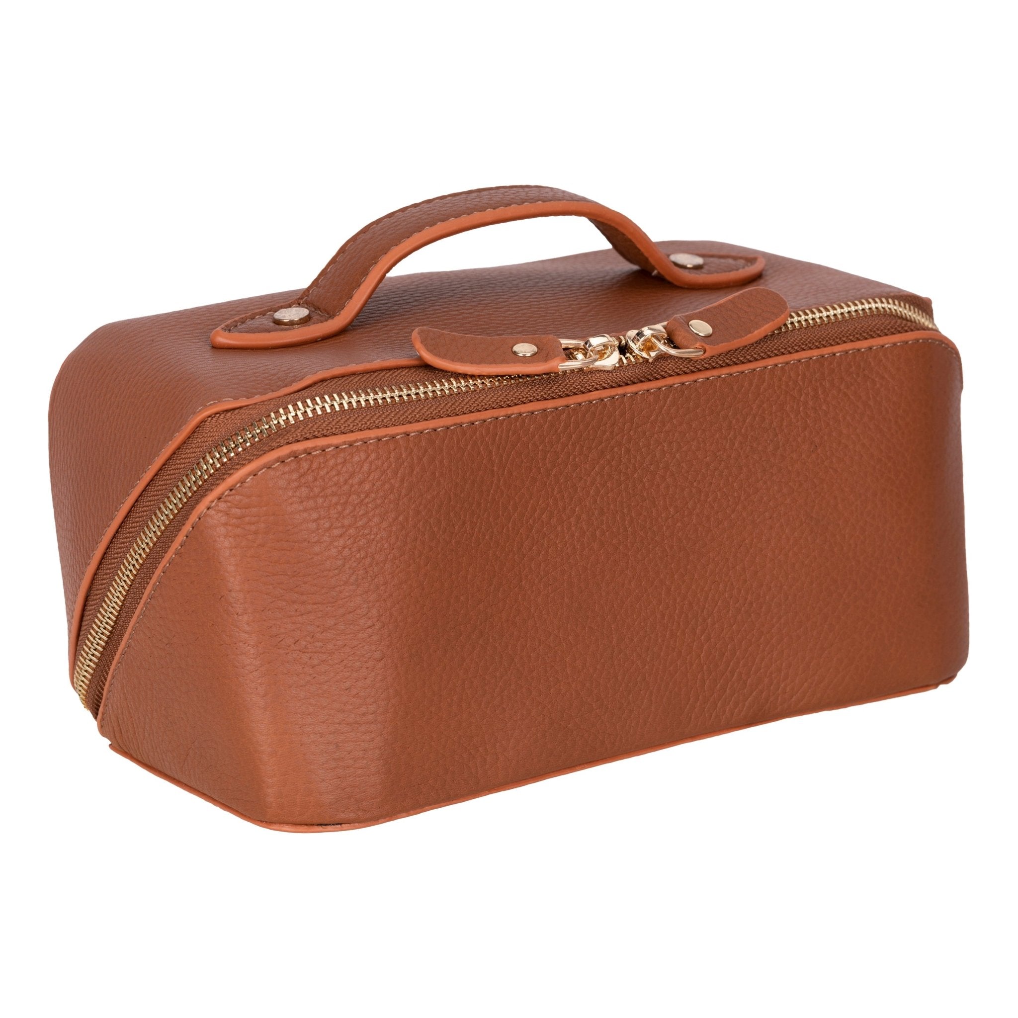 Haines Leather Cosmetic Bag – Stylish & Durable Makeup Bag for Travel
