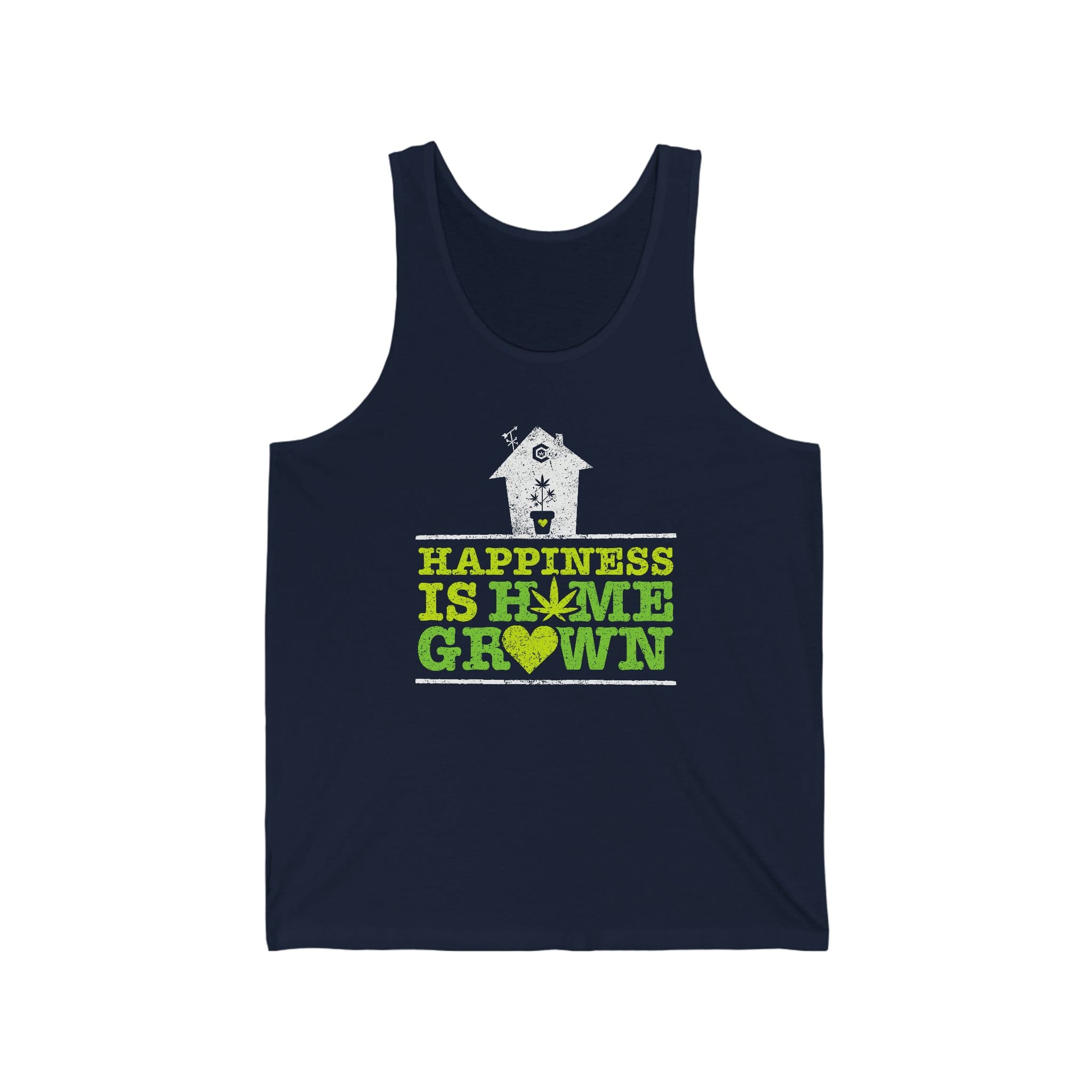 Happiness is Homegrown Cannabis Jersey Tank