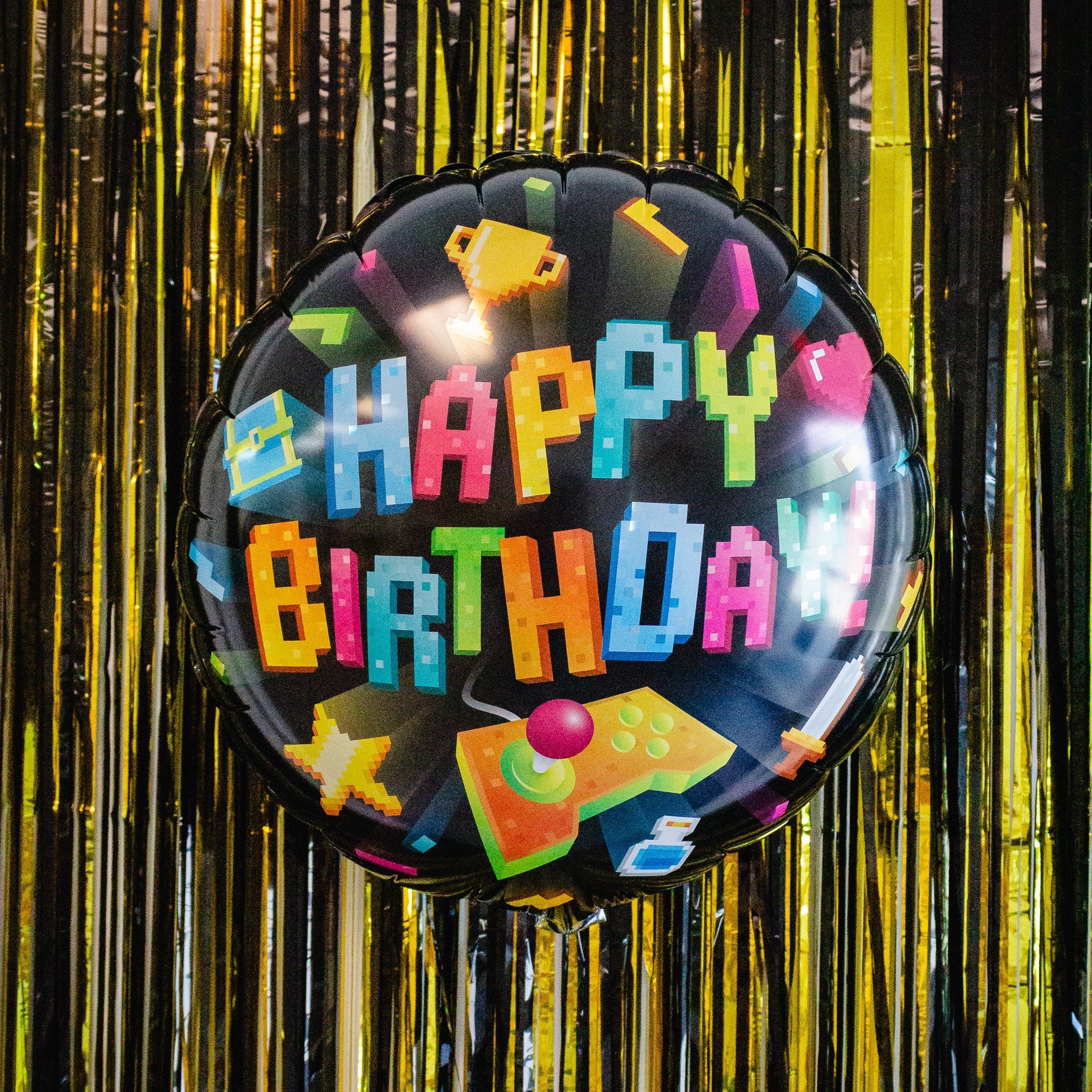 Happy Birthday Gaming Balloon