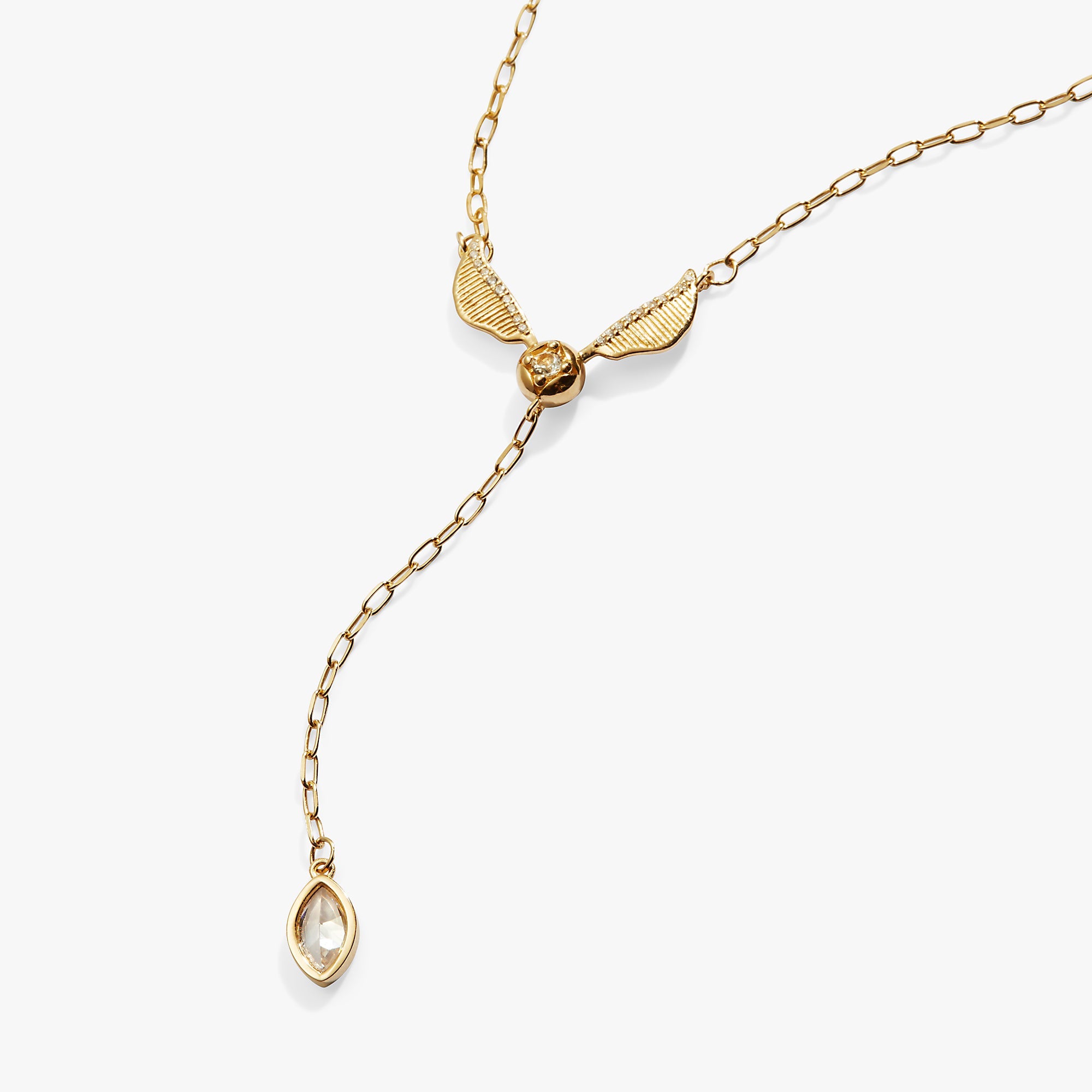 Harry Potter™ Golden Snitch Lariat Necklace