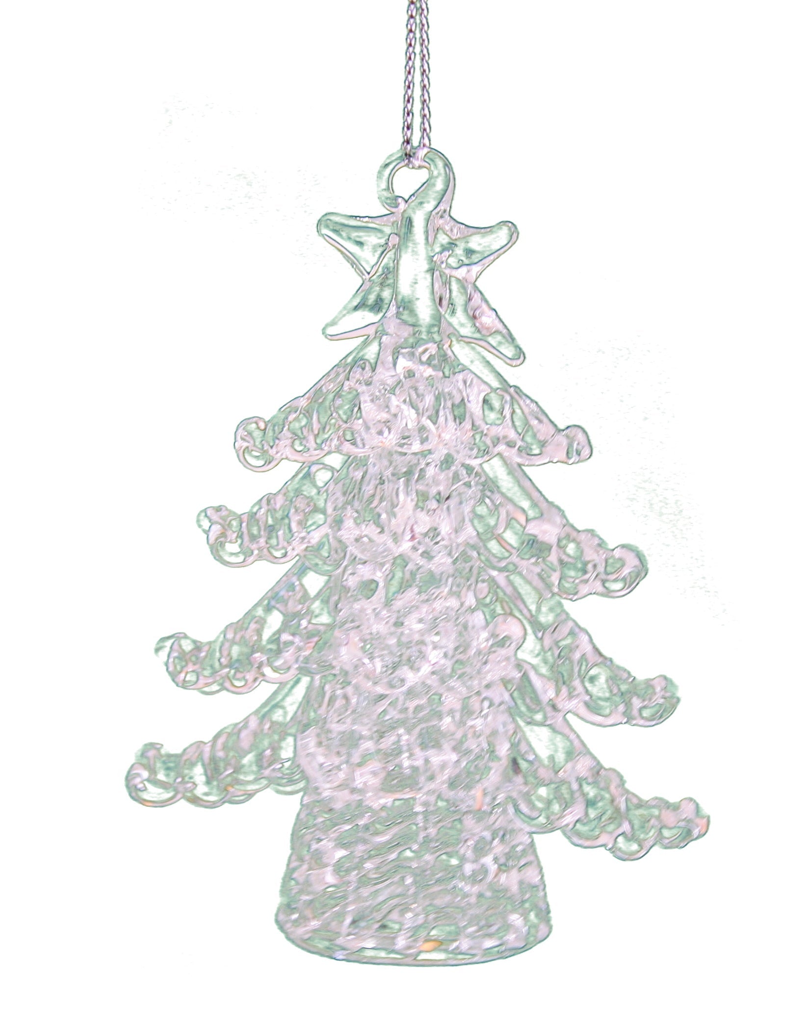 Spunglass Ornament - Gold Reindeer