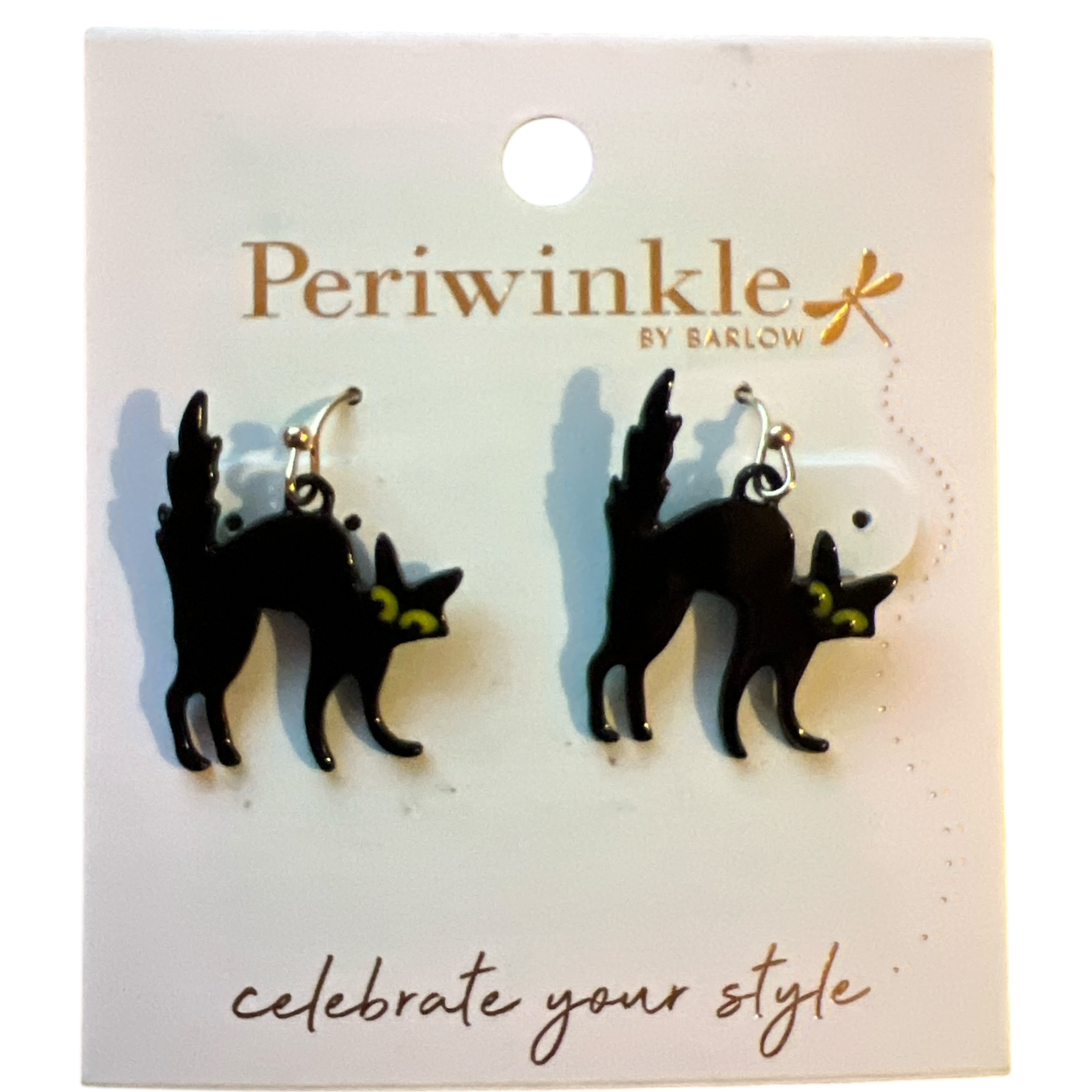 Black Cat Earrings
