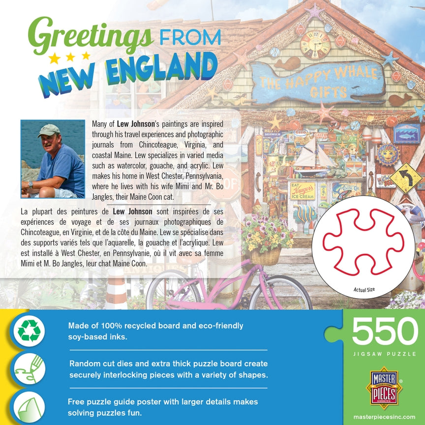 Greetings from New England - 550 Piece Puzzle