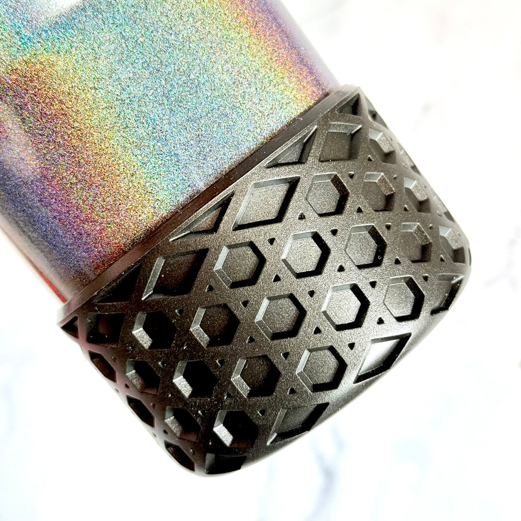 Onyx Shimmer Metallic Waffle Boots™