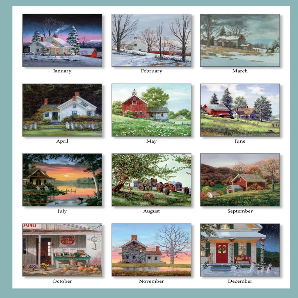 2027  Fred Swan A  Place To Call Home Calendar