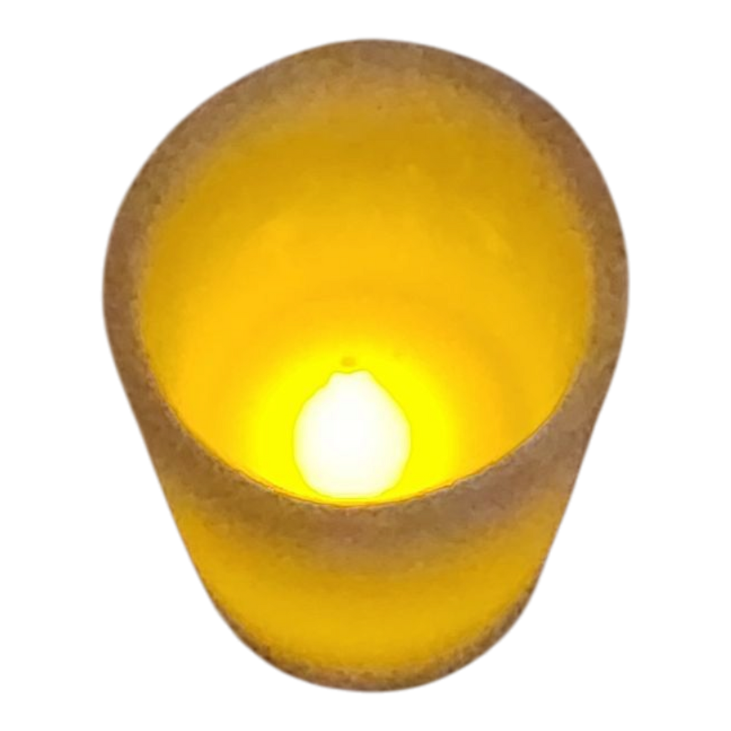 LED Wax Votive With Timer - 2x3