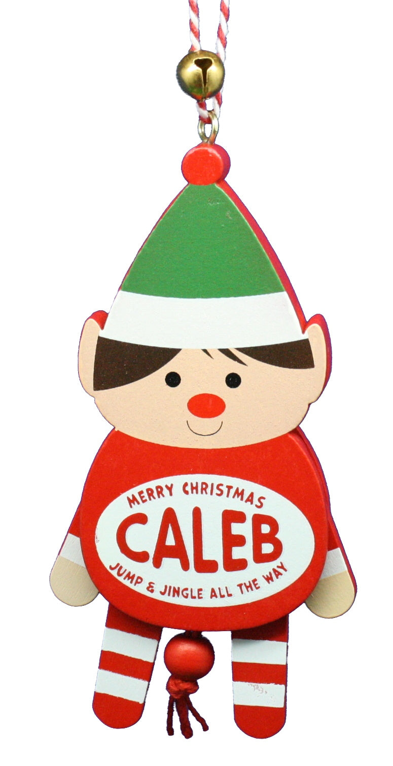 Dancing Wooden Ornament (A - D) -