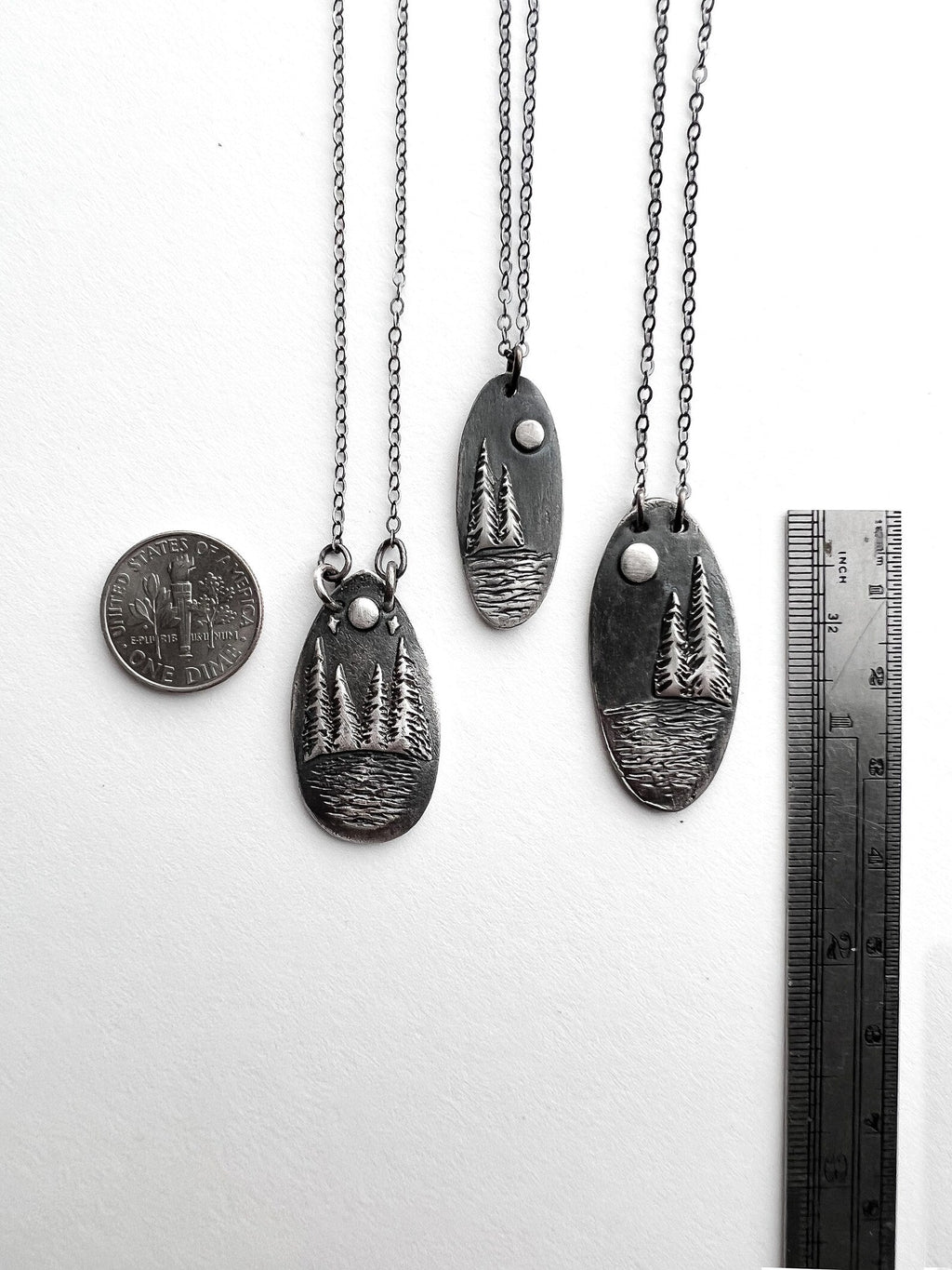 Full Moon Lake Necklace Small