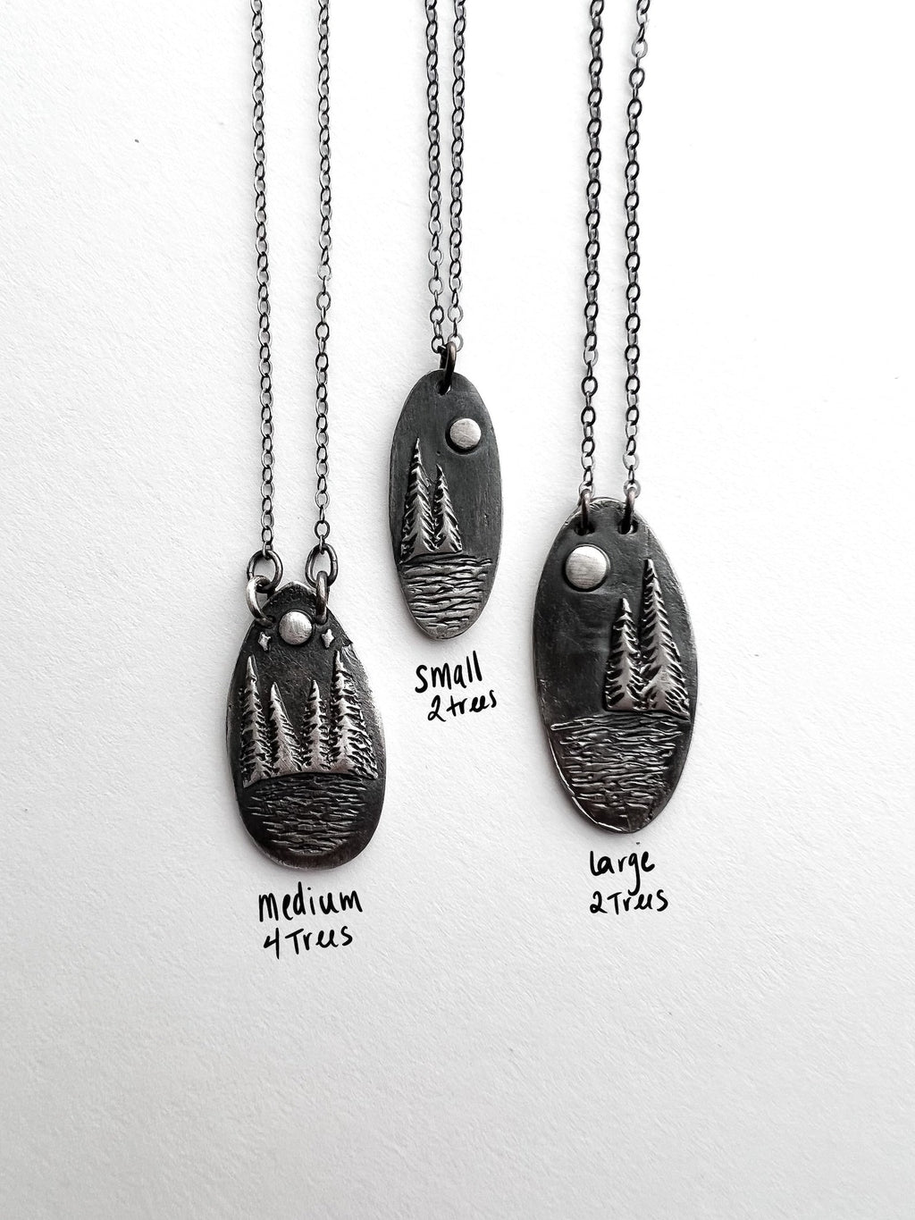 Full Moon Lake Necklace Small