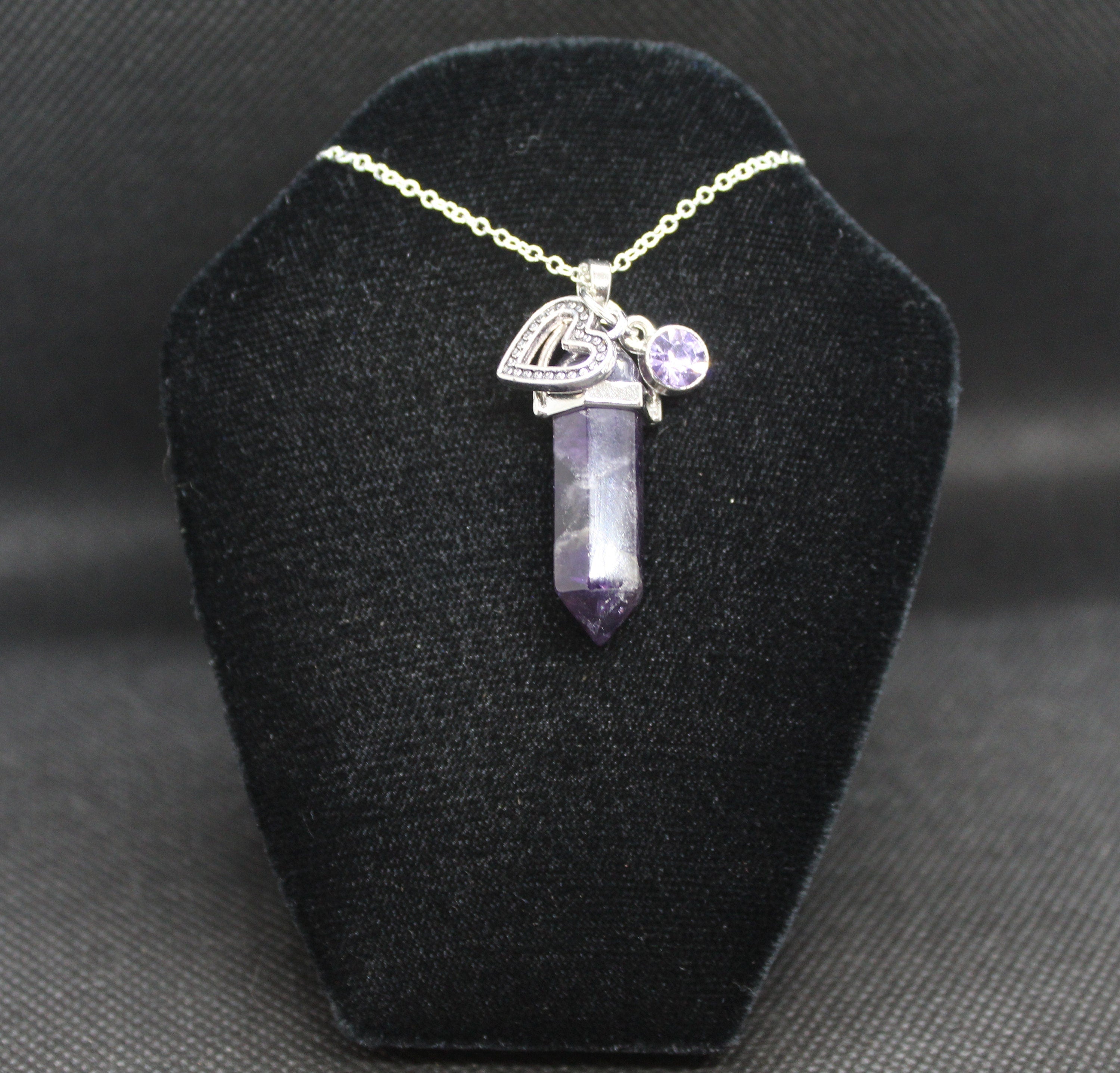 Amethyst Fairy Necklace Crystal Witch Witchy Jewelry Witchcraft Wicca Wiccan Pagan Metaphysical