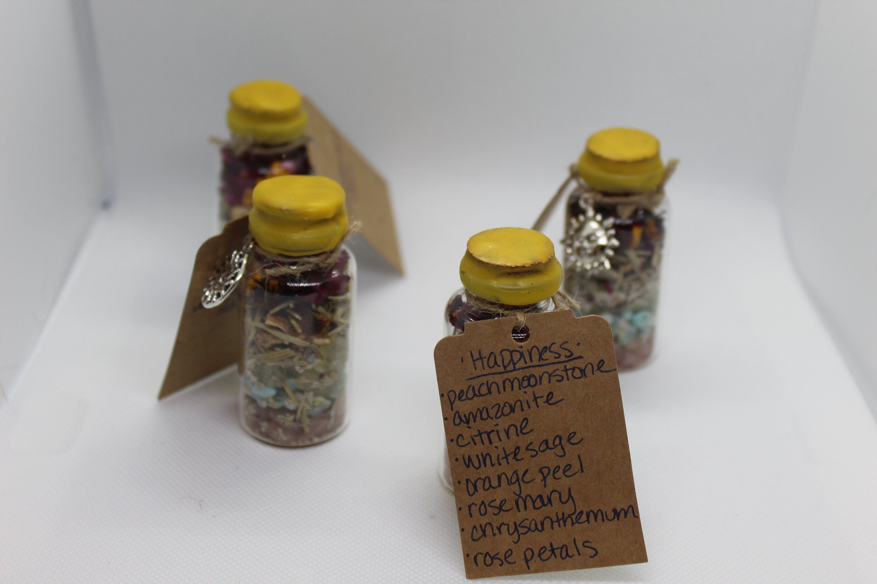 Happiness Happy Spell Jar Witch Witchy Witchcraft Wicca Wiccan Pagan Metaphysical