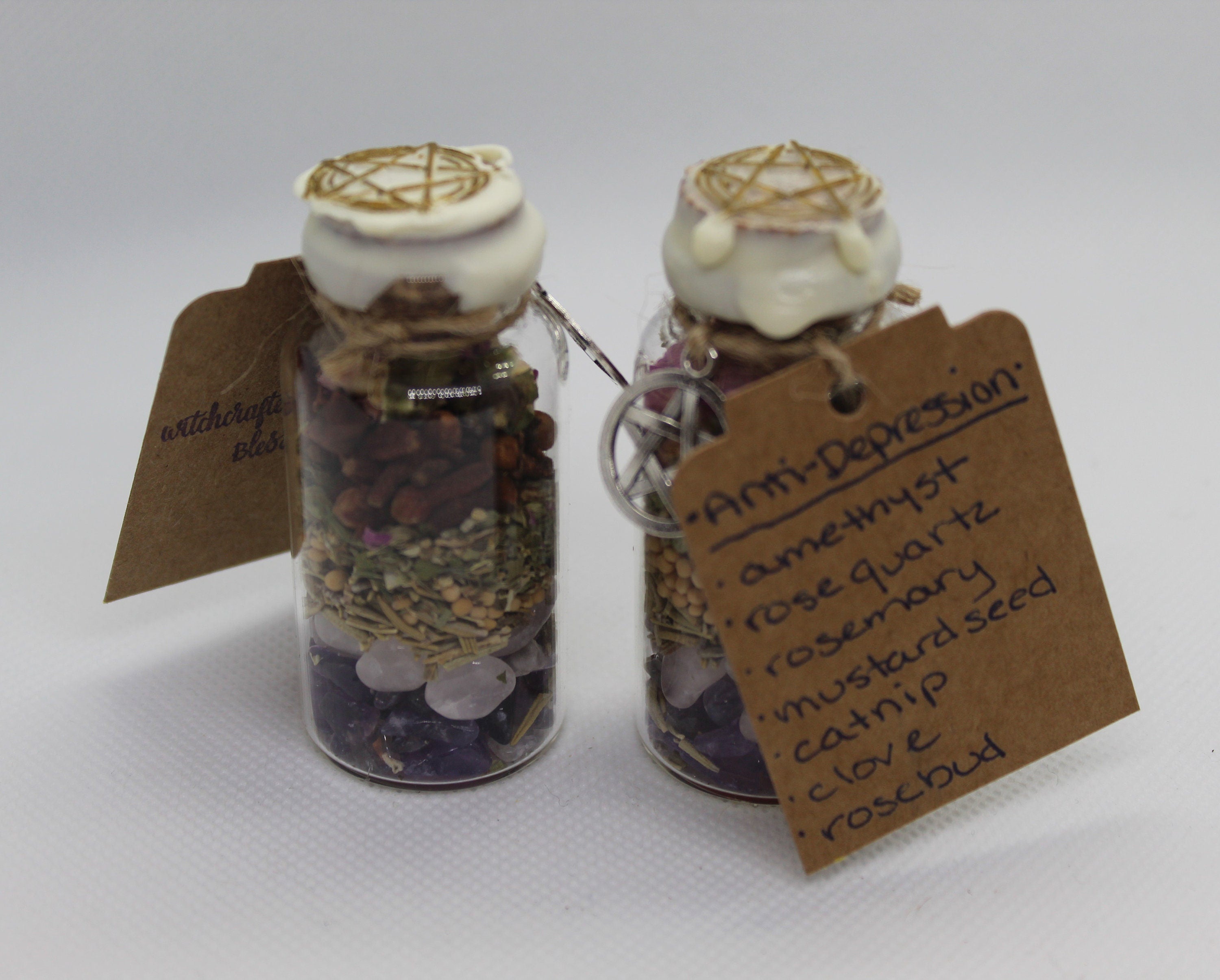 Anti-Depression Spell Jar Witch Witchy Witchcraft Wicca Wiccan Pagan Metaphysical