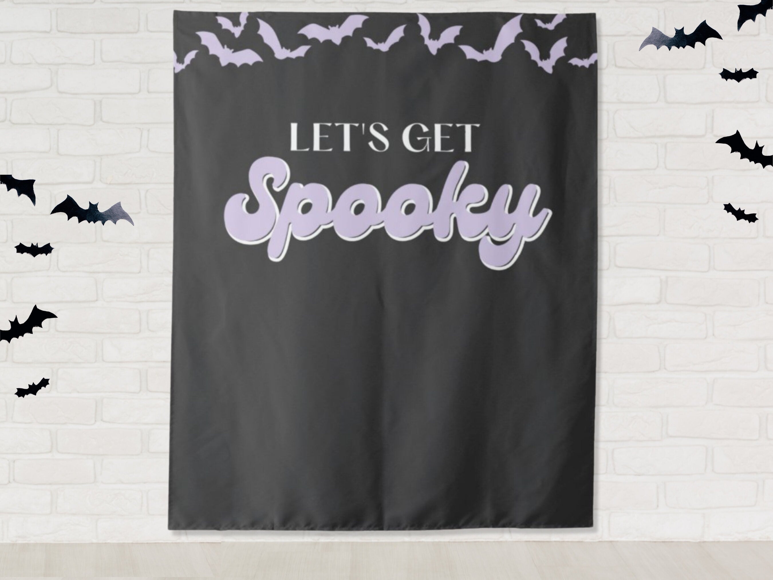 Let's Get Spooky Halloween Party Banner