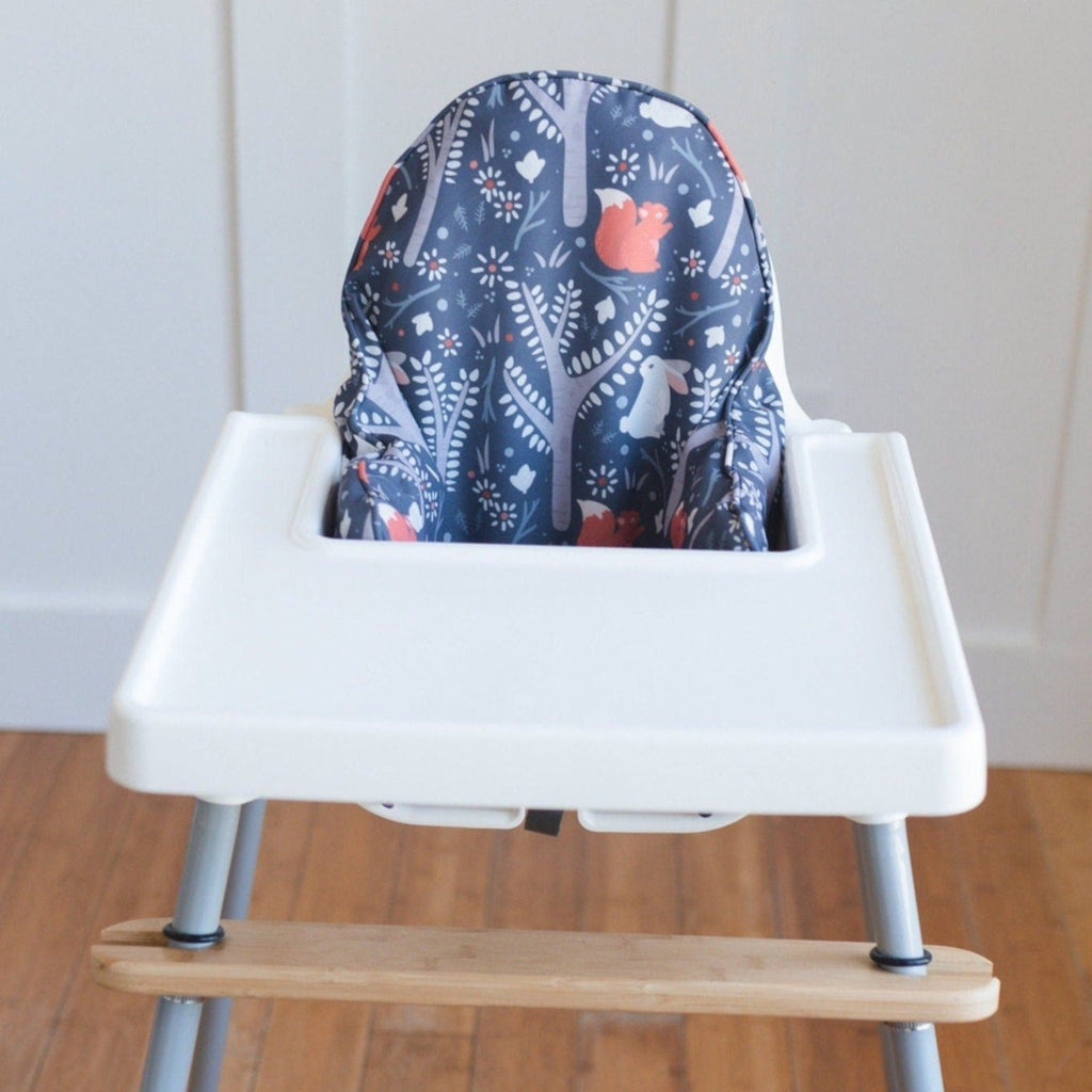 Navy Woodland IKEA Antilop Cushion Cover