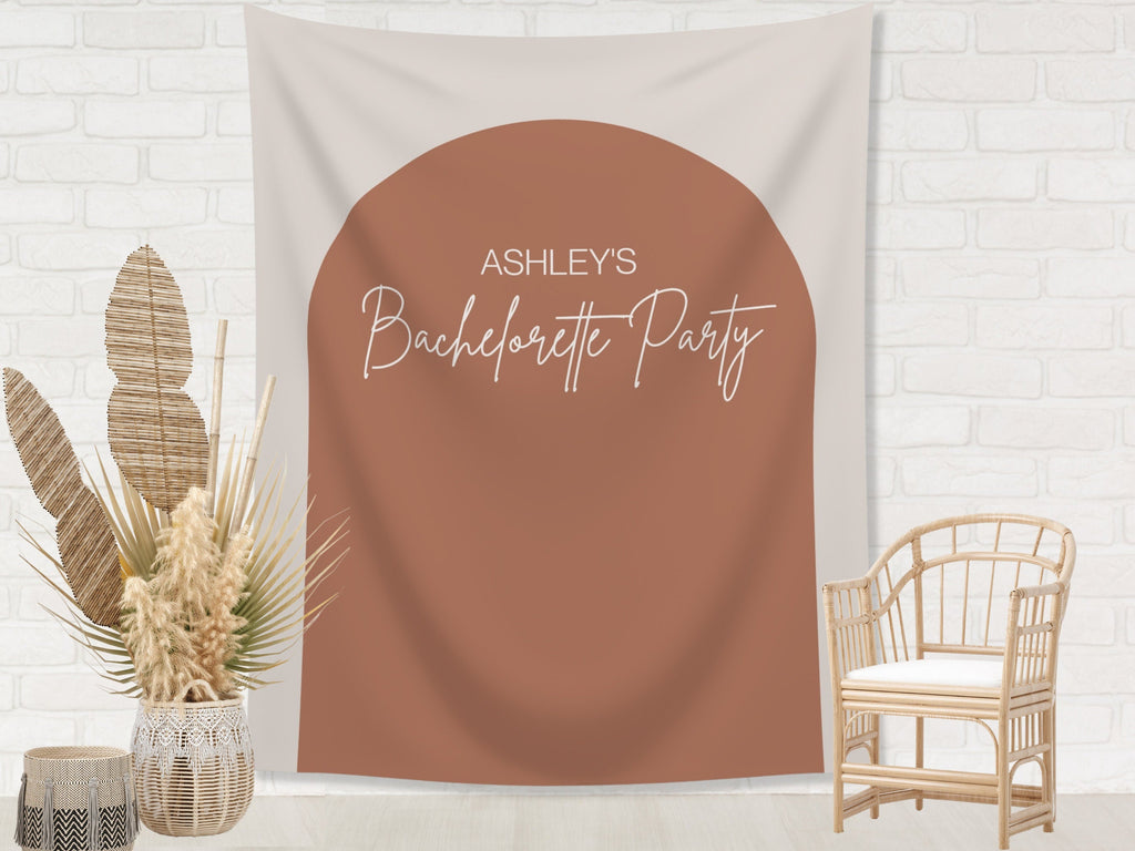Arch & Custom Text Party Banner