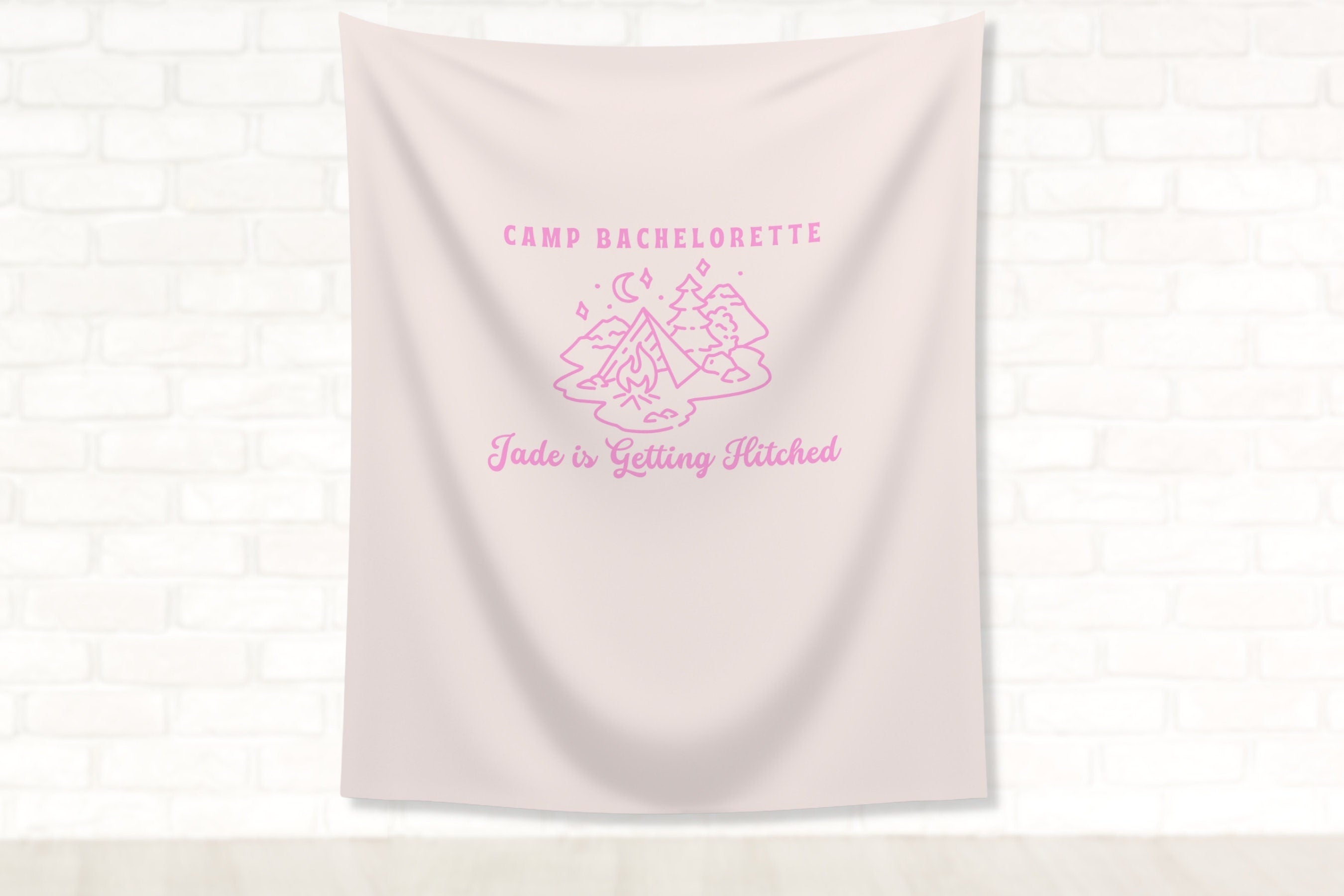 Camp Bachelorette Party Custom Banner
