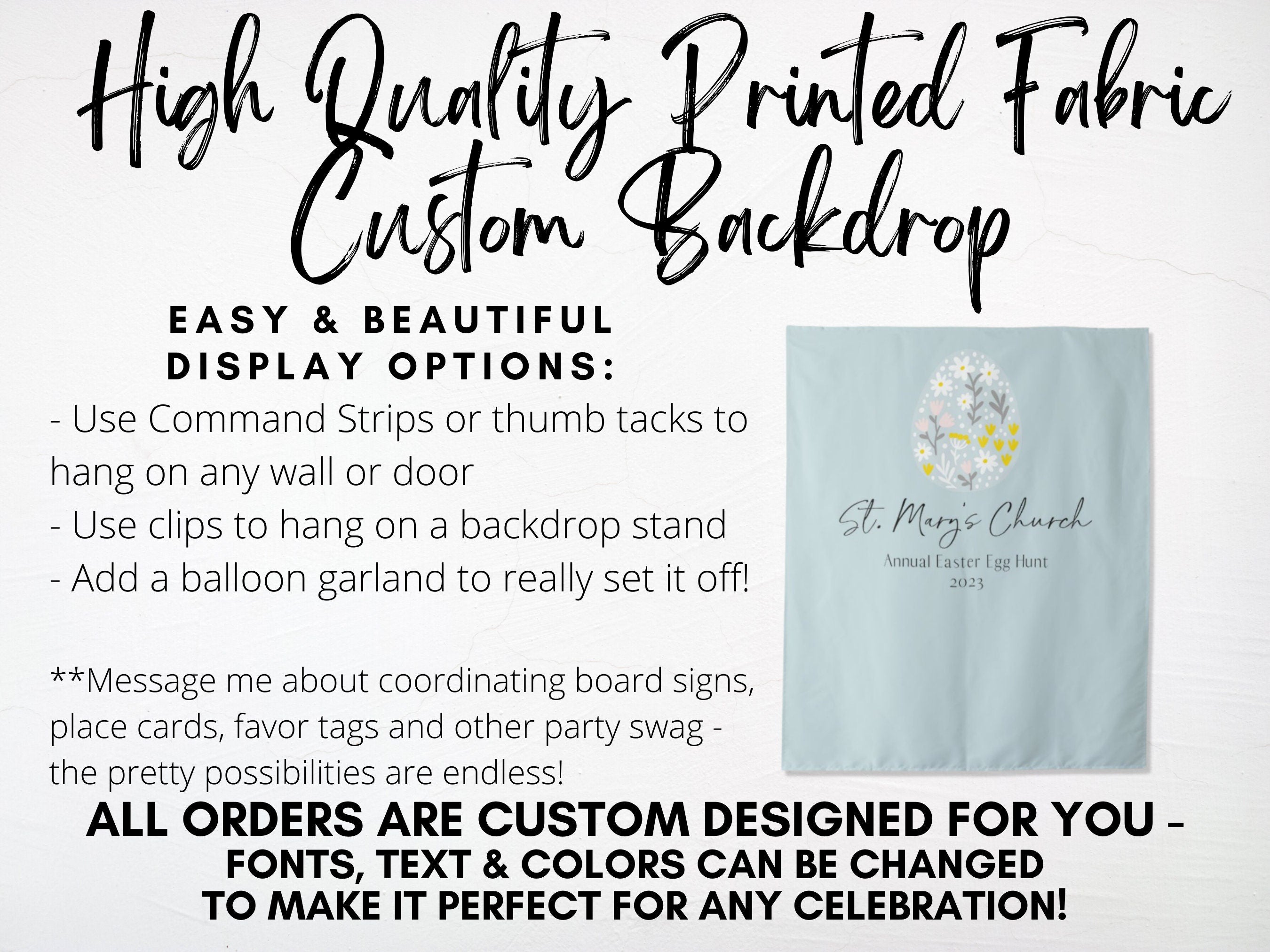 Easter Egg Custom Event Banner