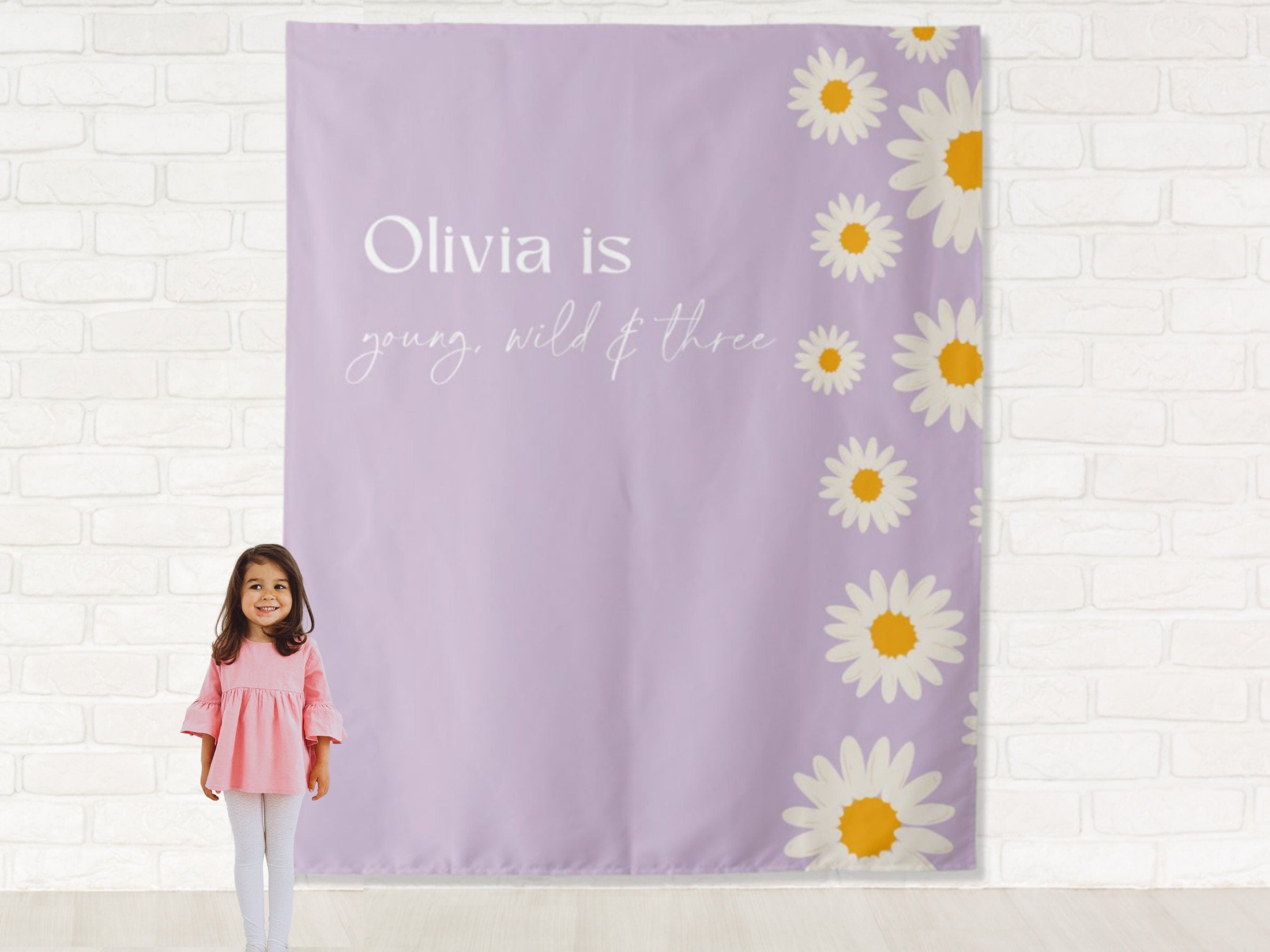 Retro Daisy Edge Banner