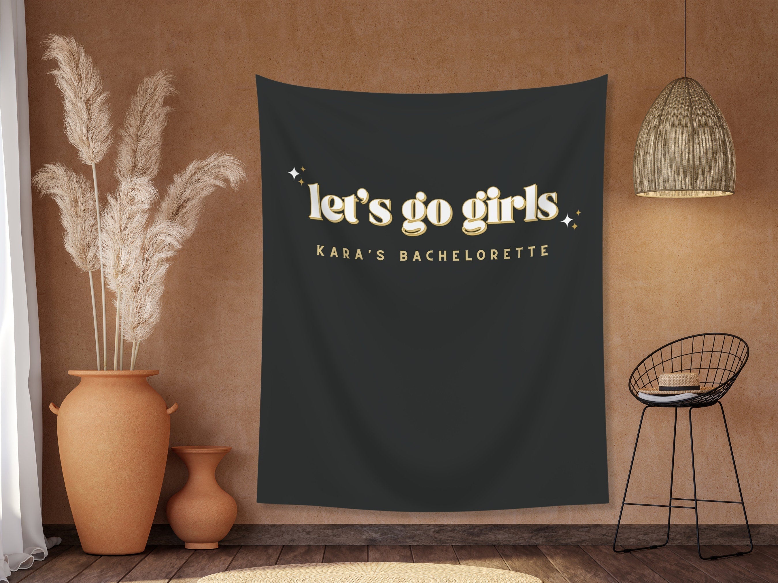 Let's Go Girls Bachelorette Weekend Custom Banner