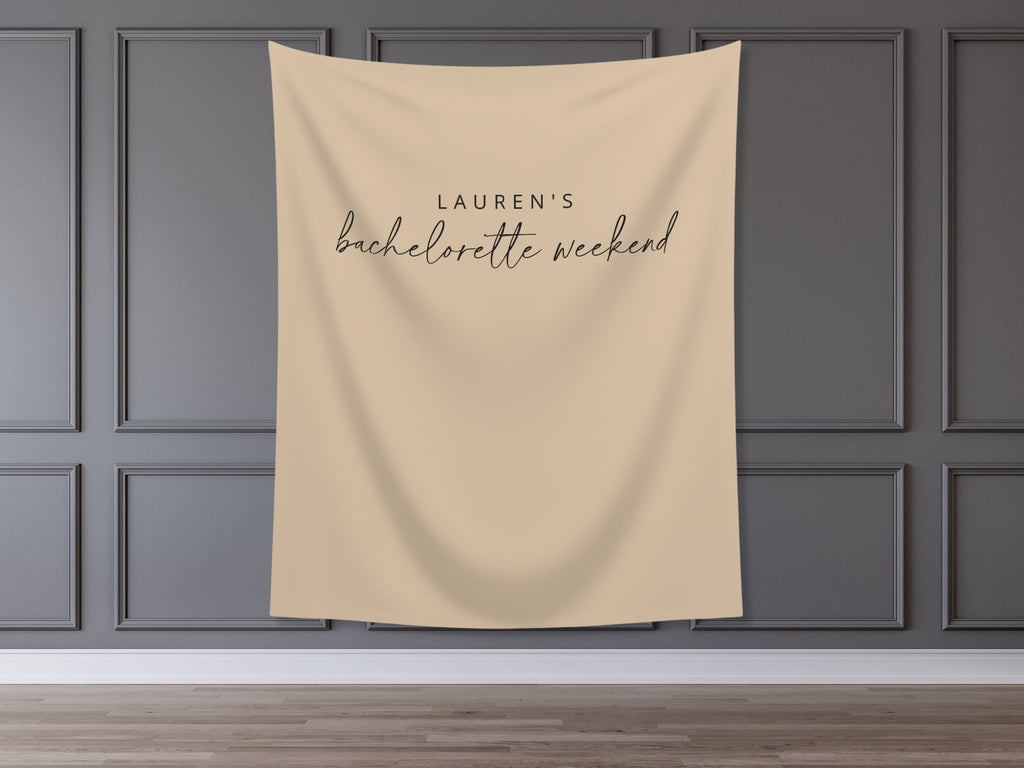Simple Solid Custom Text Banner Backdrop