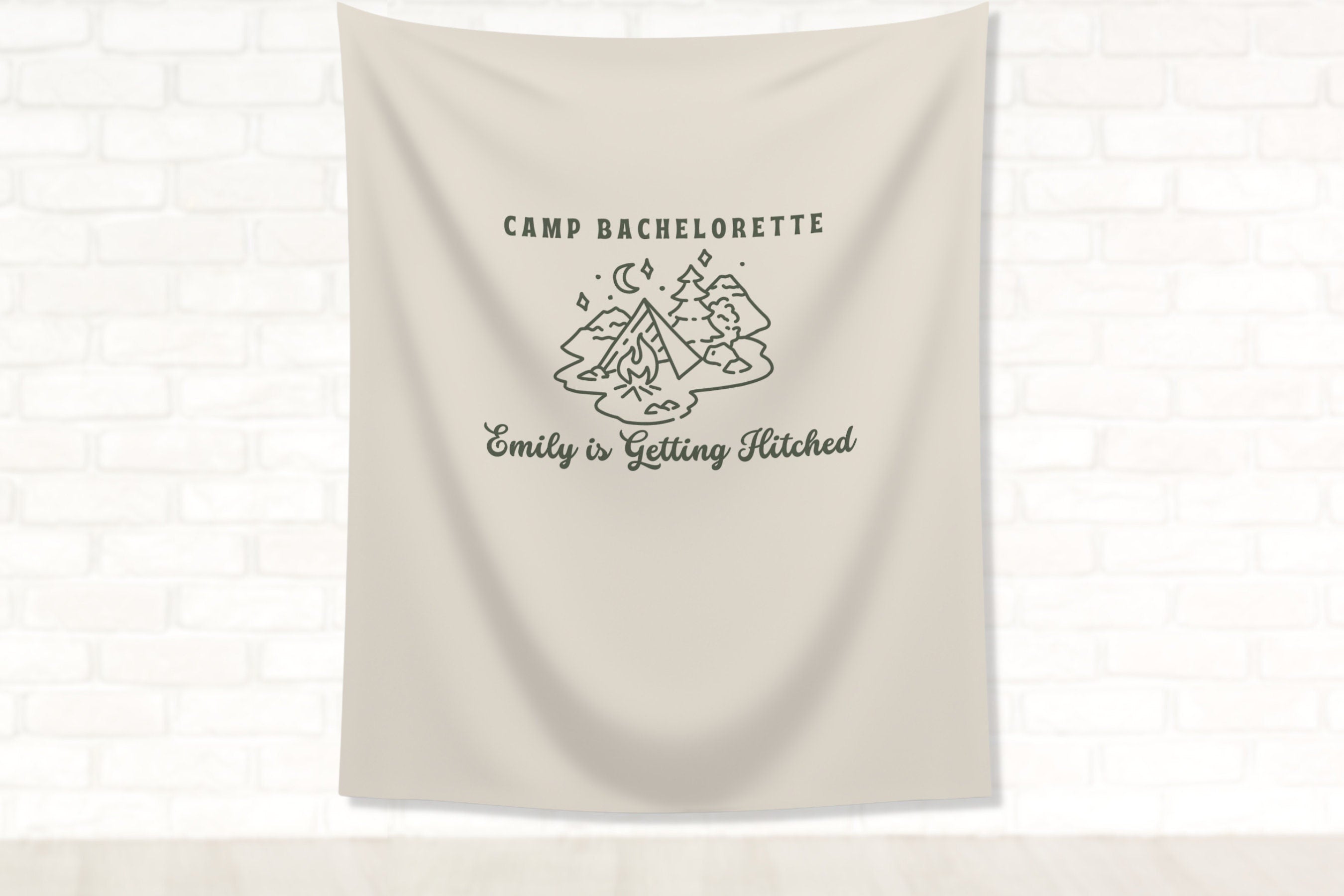 Camp Bachelorette Party Custom Banner