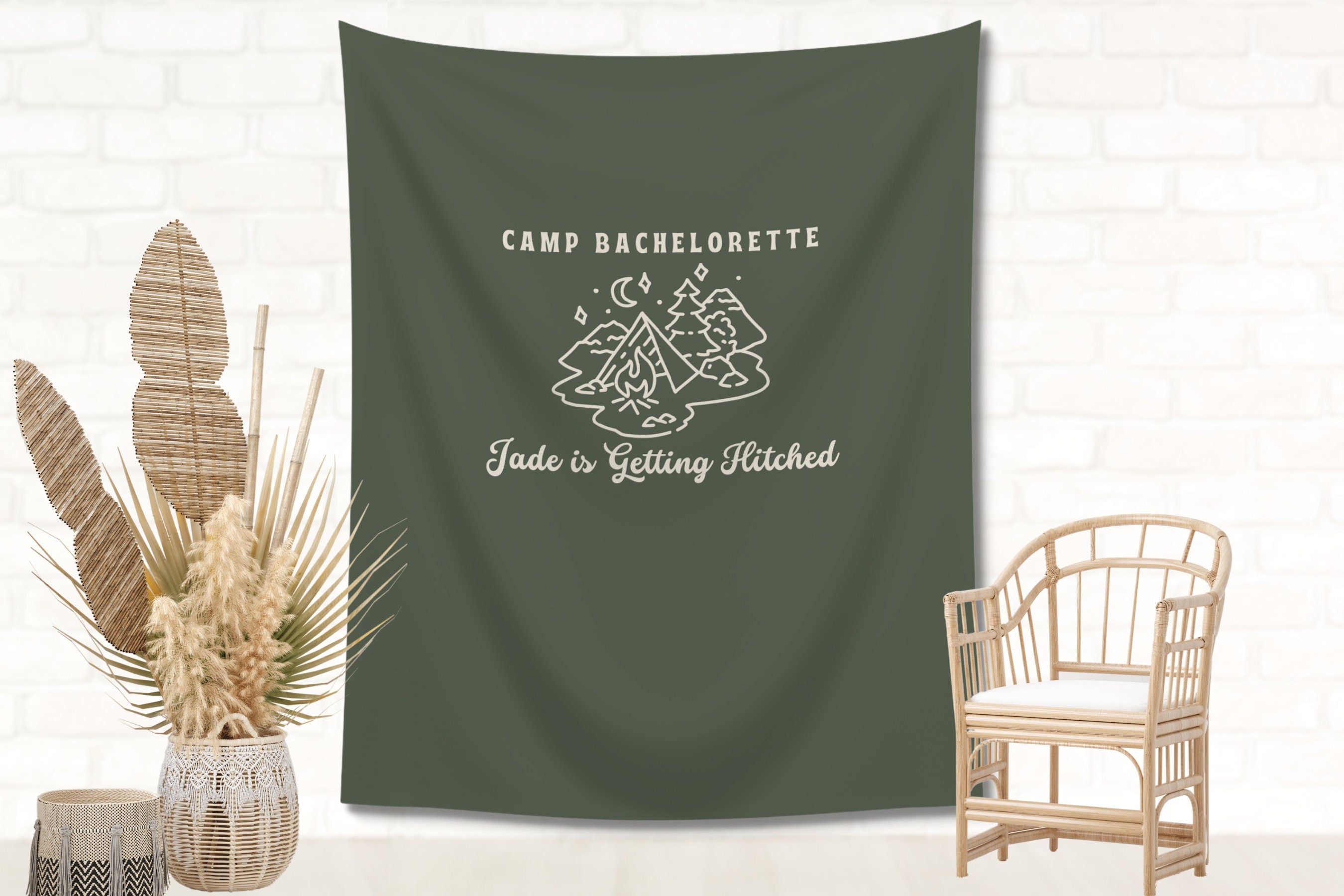Camp Bachelorette Party Custom Banner