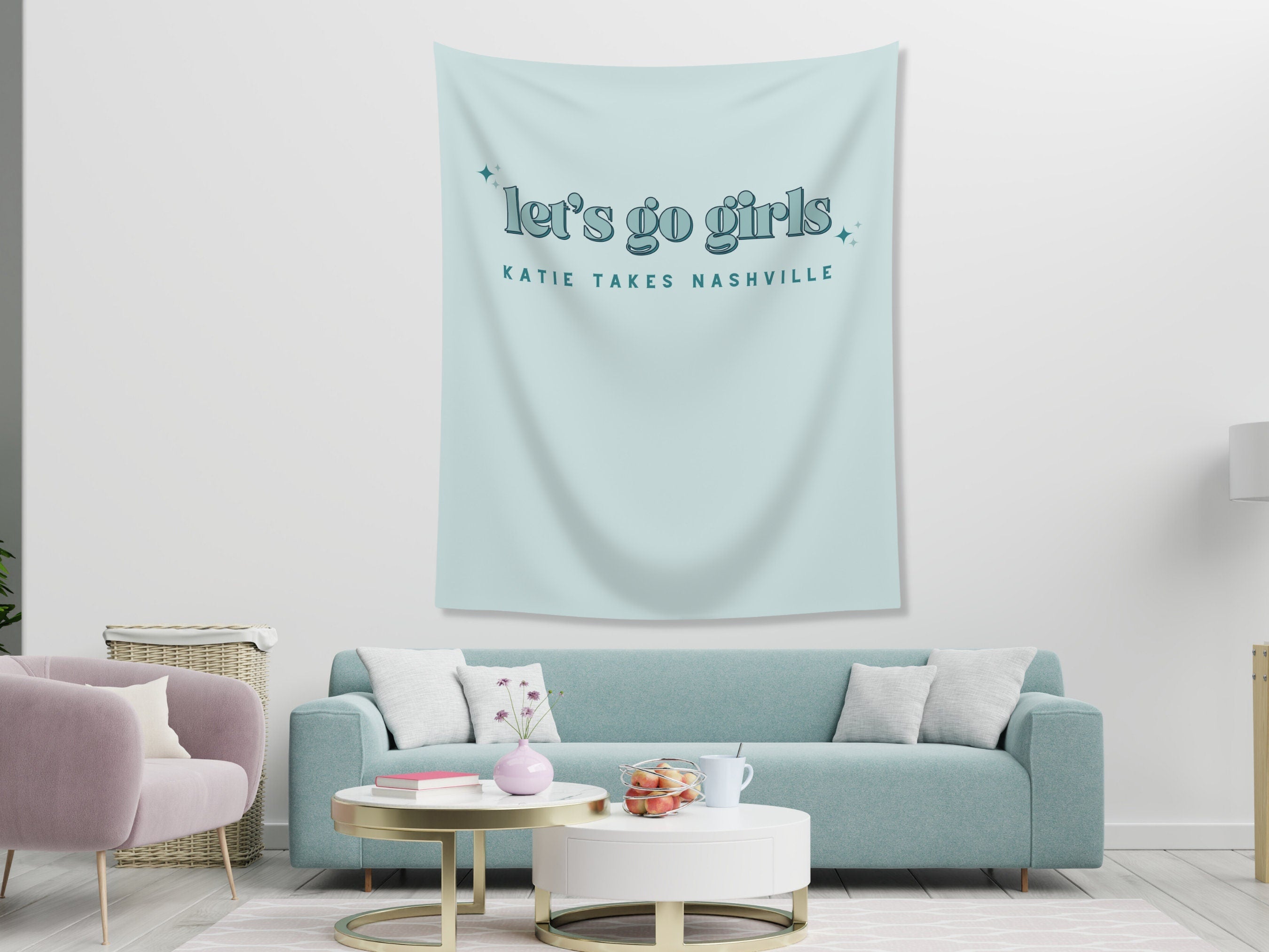 Let's Go Girls Bachelorette Weekend Custom Banner