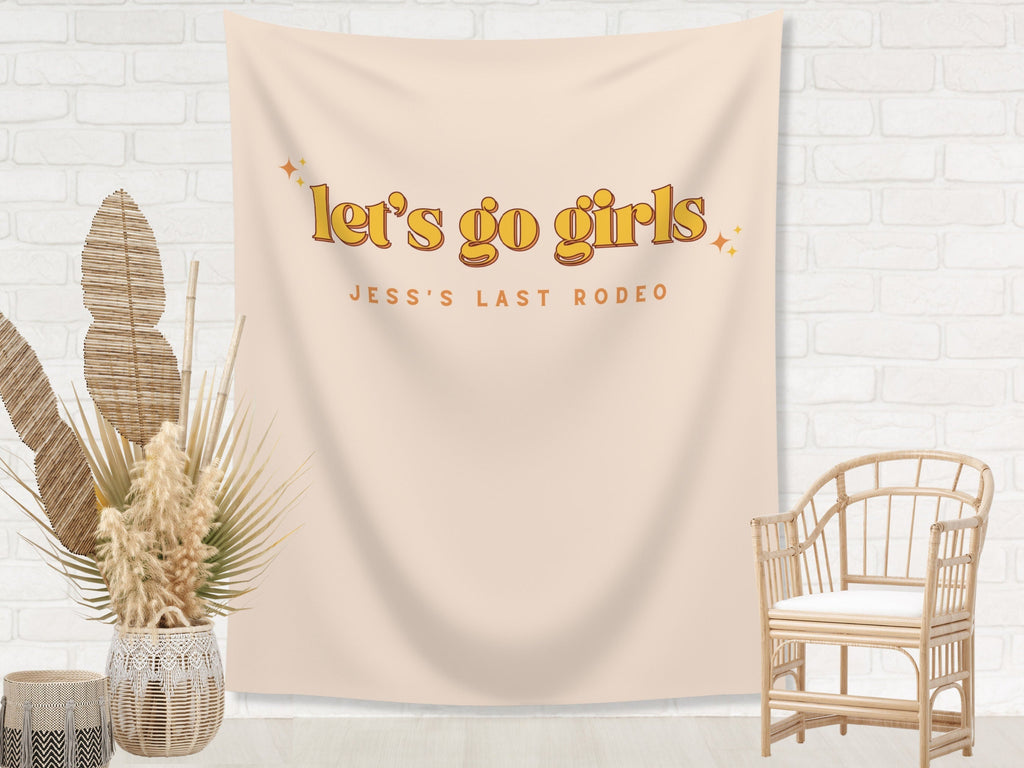 Let's Go Girls Bachelorette Weekend Custom Banner