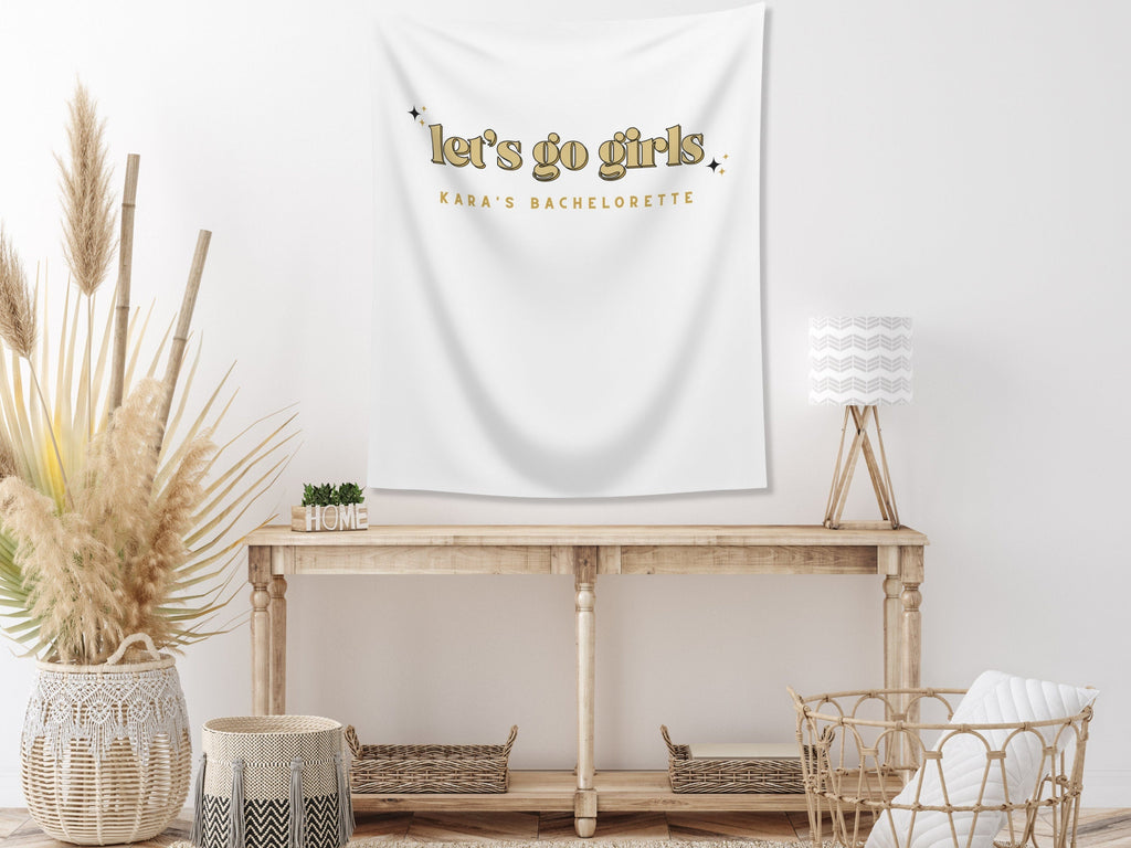 Let's Go Girls Bachelorette Weekend Custom Banner